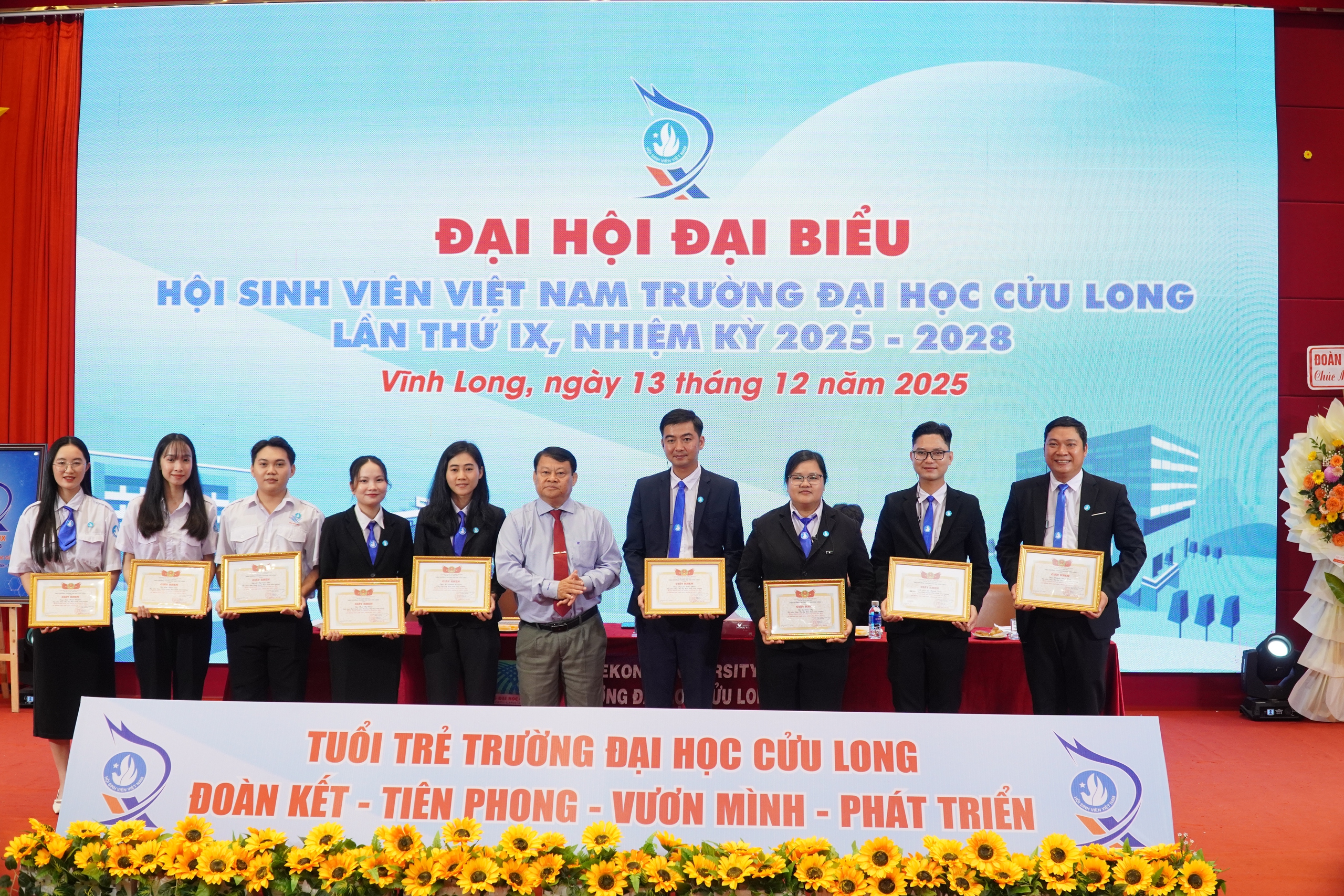 Đồng ch&iacute; Th&aacute;i Thị Hiền t&aacute;i đắc cử Chủ tịch Hội Sinh vi&ecirc;n Trường Đại học Cửu Long - Ảnh 6.