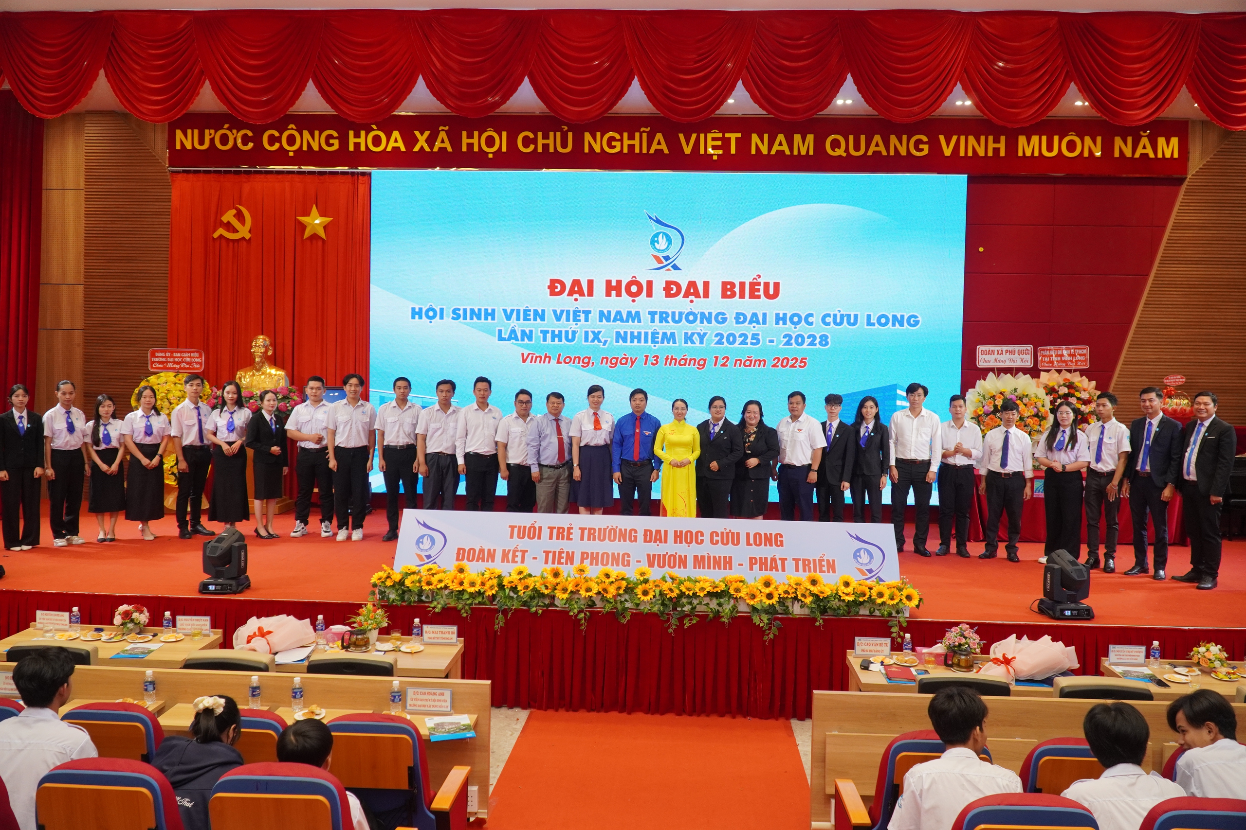 Đồng ch&iacute; Th&aacute;i Thị Hiền t&aacute;i đắc cử Chủ tịch Hội Sinh vi&ecirc;n Trường Đại học Cửu Long - Ảnh 7.