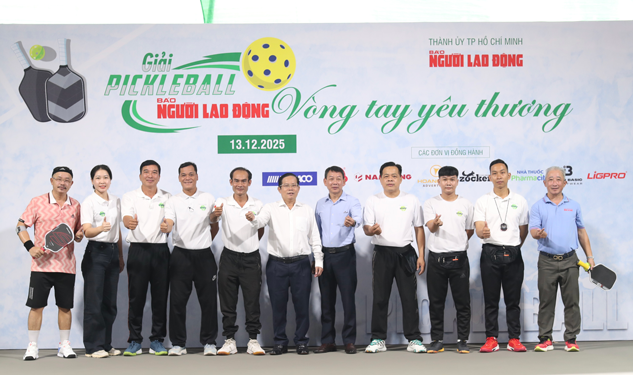 Giải Pickleball "Vòng tay yêu thương" năm 2025: Những khoảnh khắc ý nghĩa - Ảnh 1.