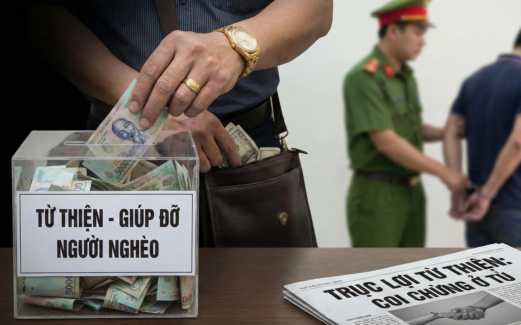 Trục lợi từ thiện: Coi chừng ở tù!