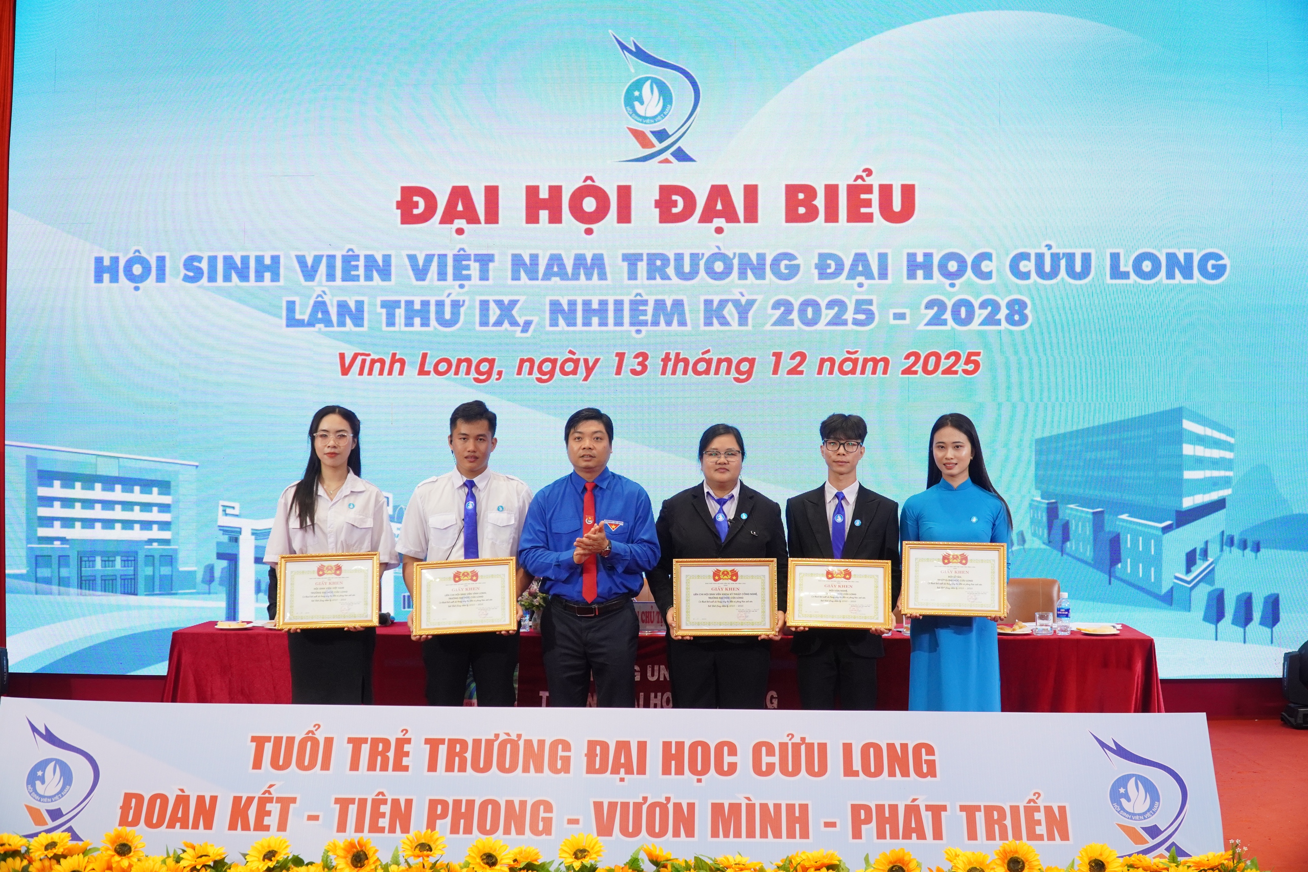 Đồng ch&iacute; Th&aacute;i Thị Hiền t&aacute;i đắc cử Chủ tịch Hội Sinh vi&ecirc;n Trường Đại học Cửu Long - Ảnh 5.