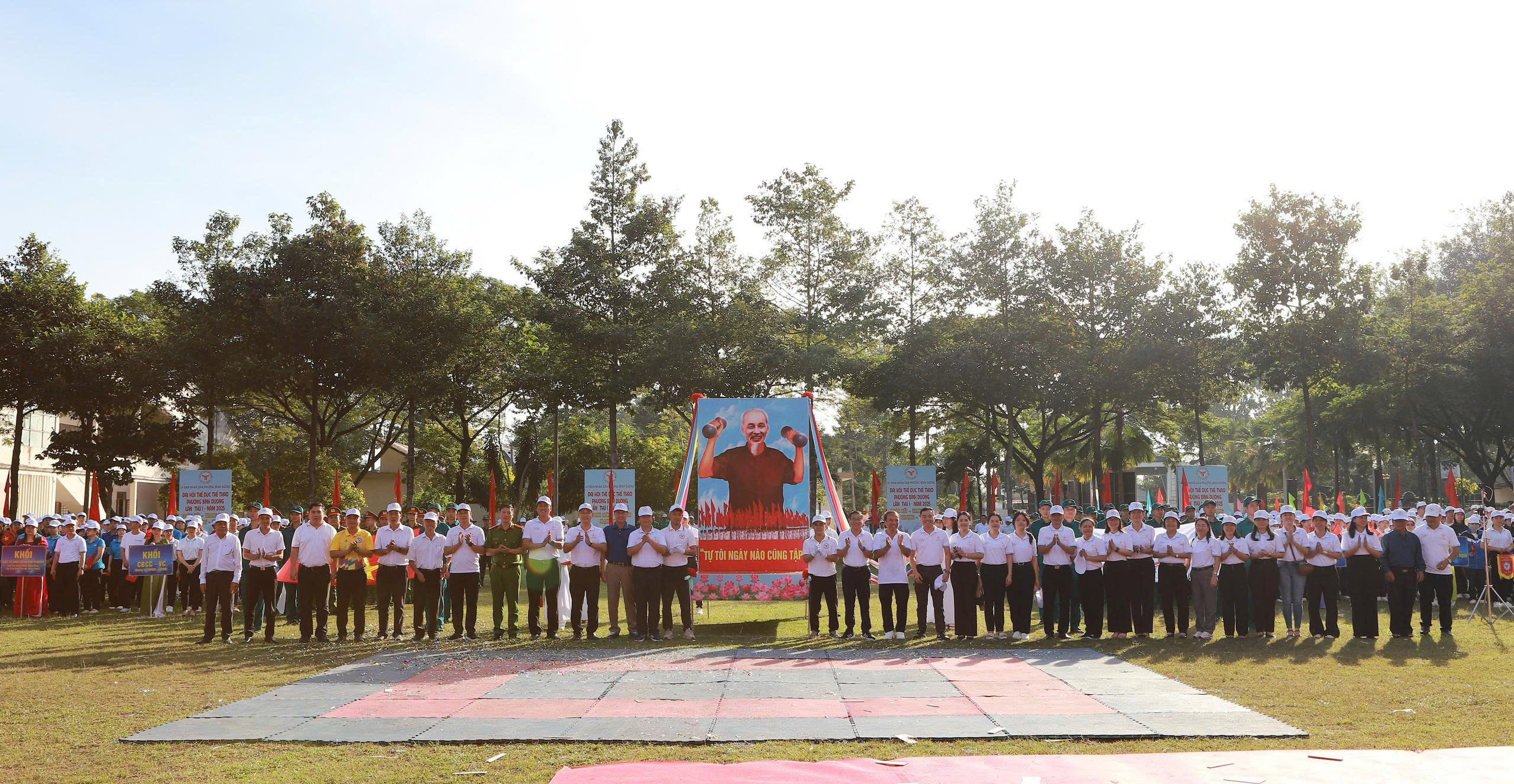 Đại hội Thể dục thể thao phường Bình Dương: Sự kiện thể thao lớn đầu tiên - Ảnh 1.