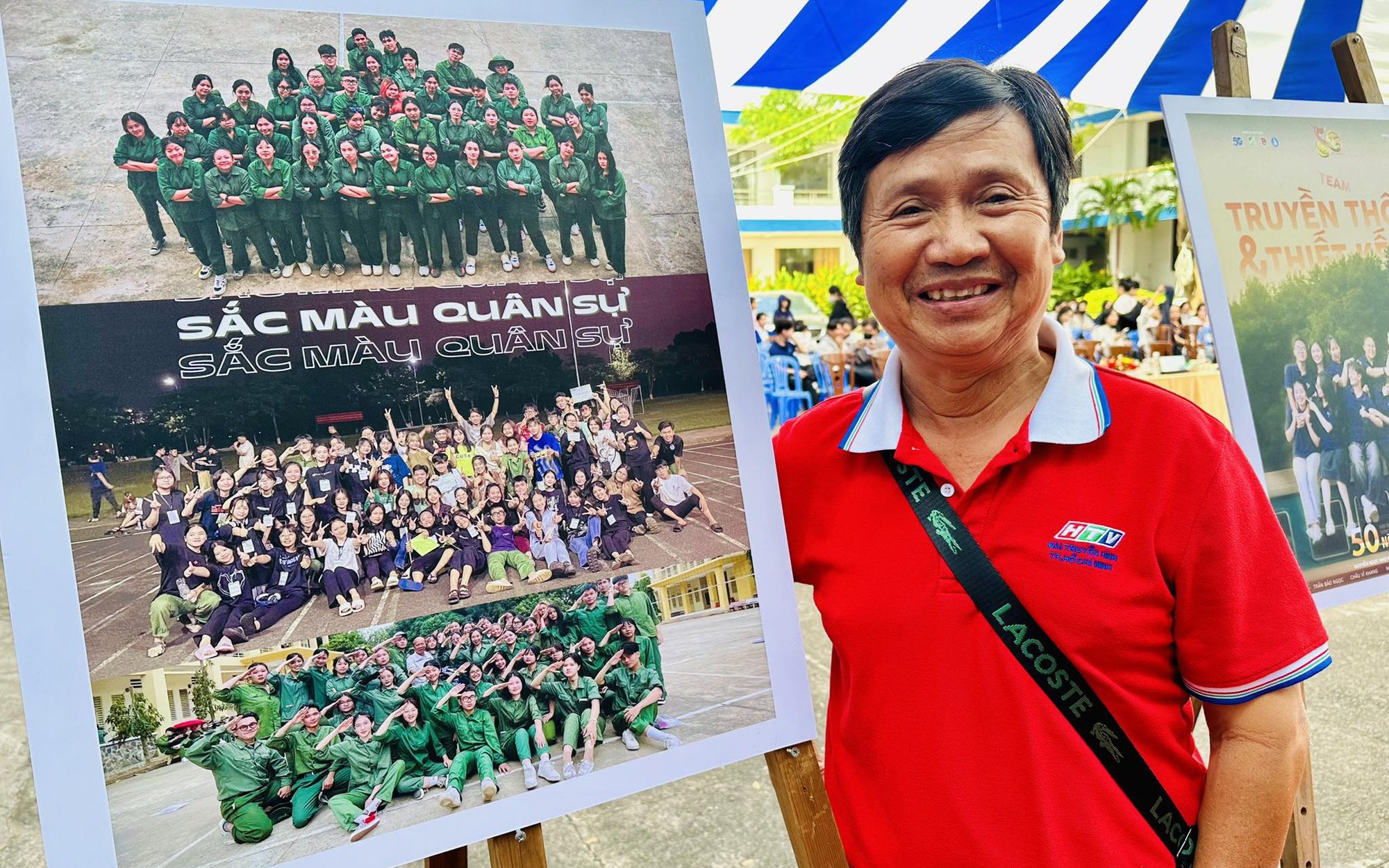 NSƯT đạo diễn Lê Cường xúc động trong sự kiện "50 năm rạng rỡ ánh hồng"