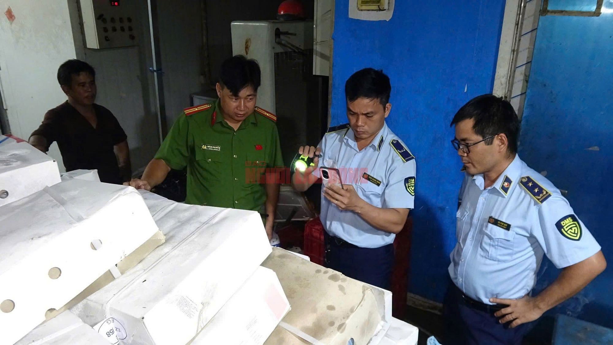 Đột kích kho đông lạnh Tây Ninh phát hiện 15 tấn thịt không rõ nguồn gốc - Ảnh 2.