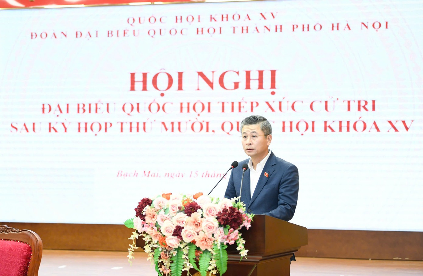 Tổng B&iacute; thư T&ocirc; L&acirc;m tiếp x&uacute;c cử tri H&agrave; Nội sau Kỳ họp thứ 10, Quốc hội kh&oacute;a XV - Ảnh 6.
