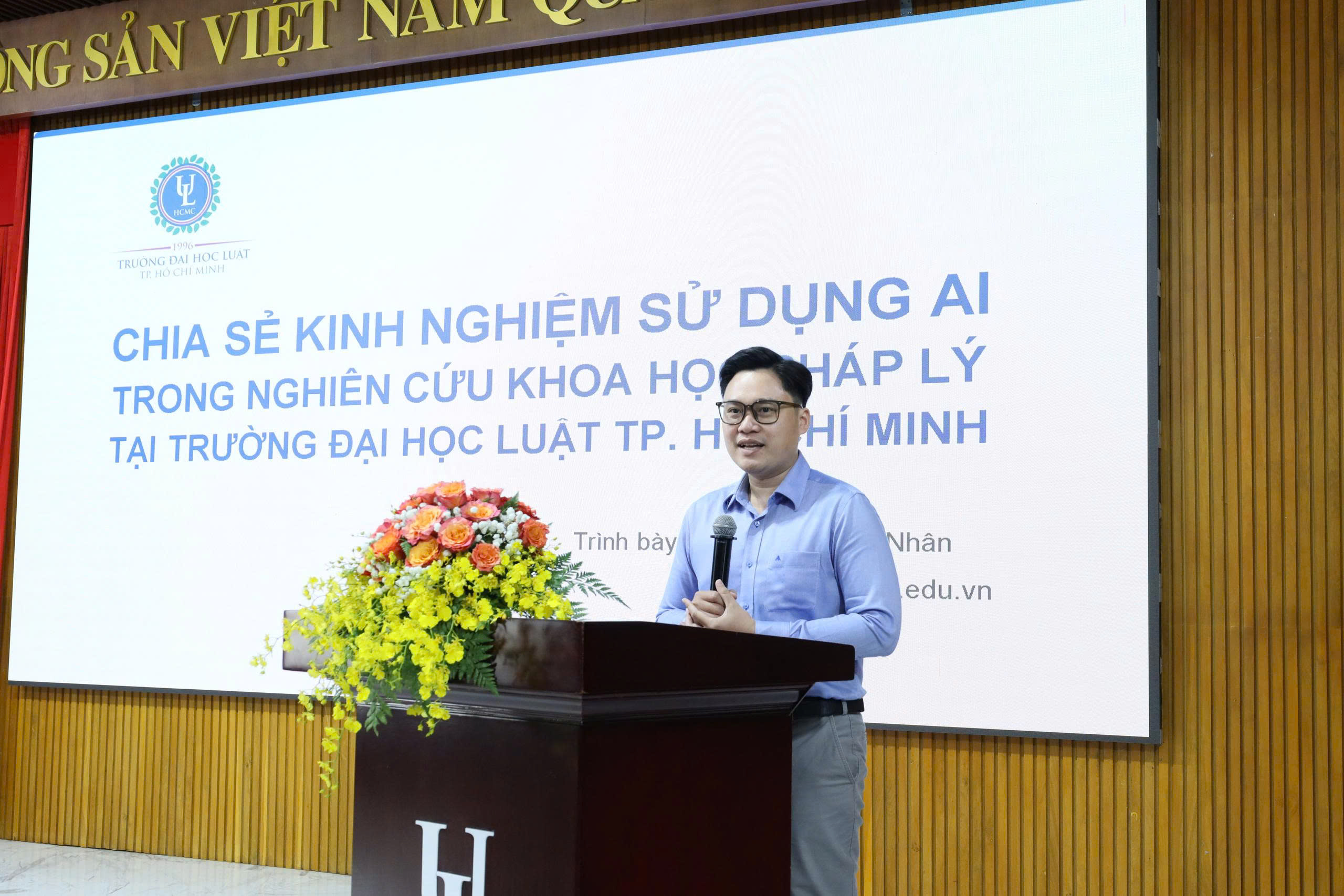 Trường ĐH Luật TPHCM trang bị kỹ năng nghiên cứu cho học viên sau đại học - Ảnh 3.