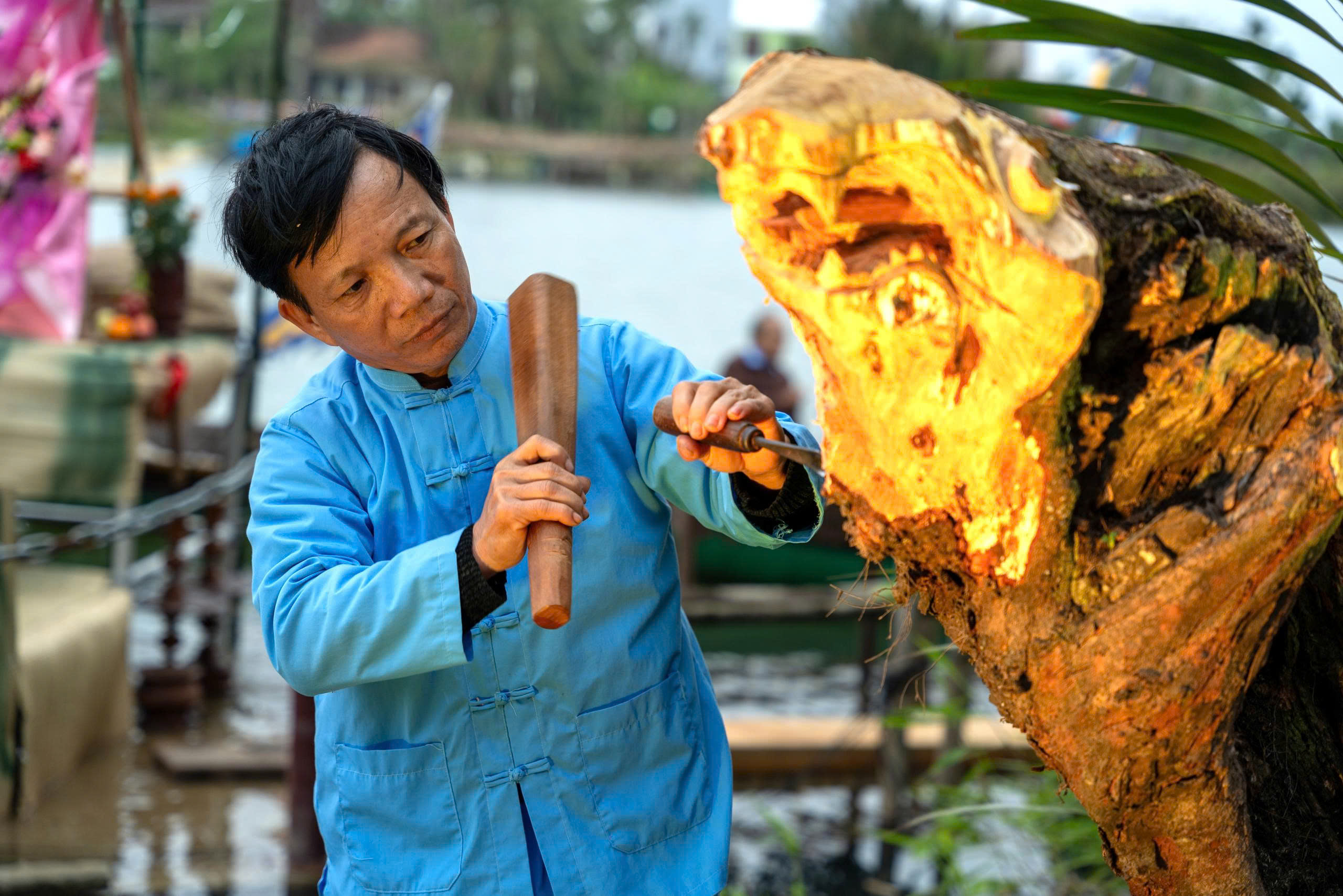 Làm mộc thủ công phục hồi nghề truyền thống - Ảnh 7.