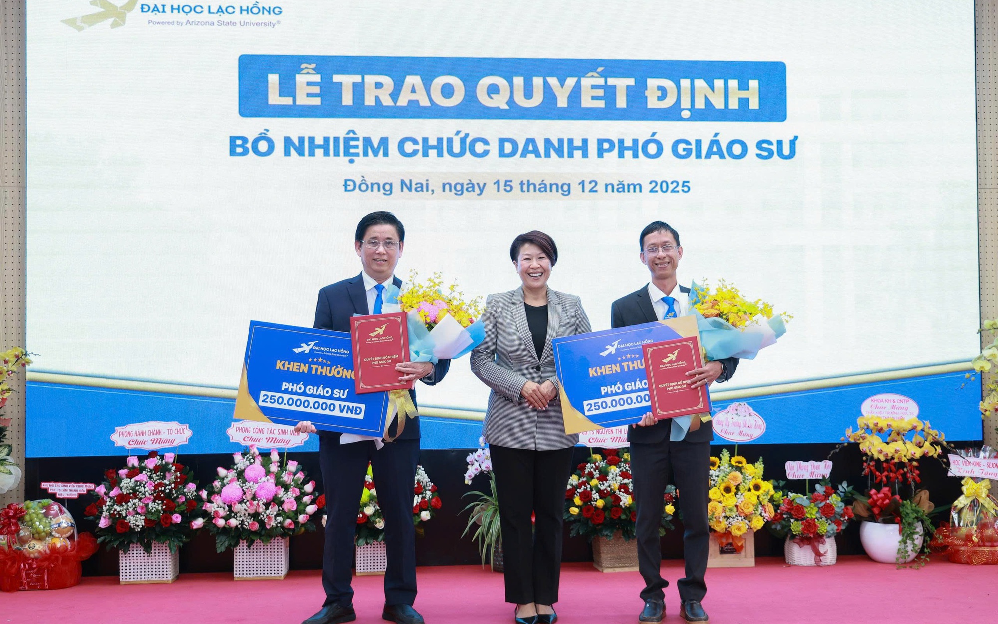 PGS.TS Lâm Thành Hiển tiếp tục giữ chức Hiệu trưởng Trường Đại học Lạc Hồng nhiệm kỳ 2025–2030