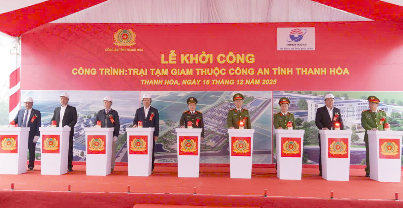 Công an Thanh Hóa khởi công xây 2 công trình 860 tỉ đồng - Ảnh 1.