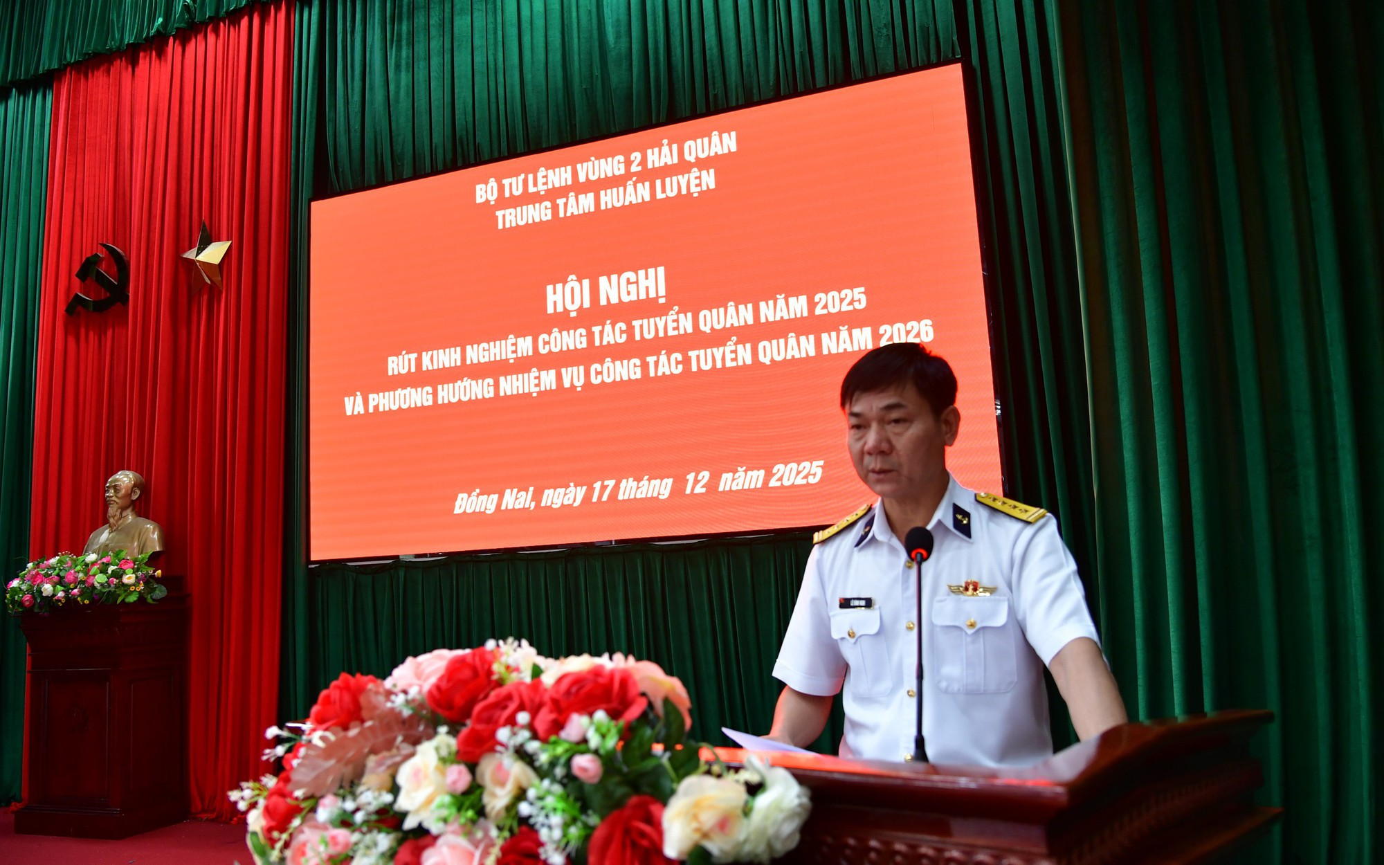 Trung tâm Huấn luyện Vùng 2 Hải quân rút kinh nghiệm công tác tuyển quân