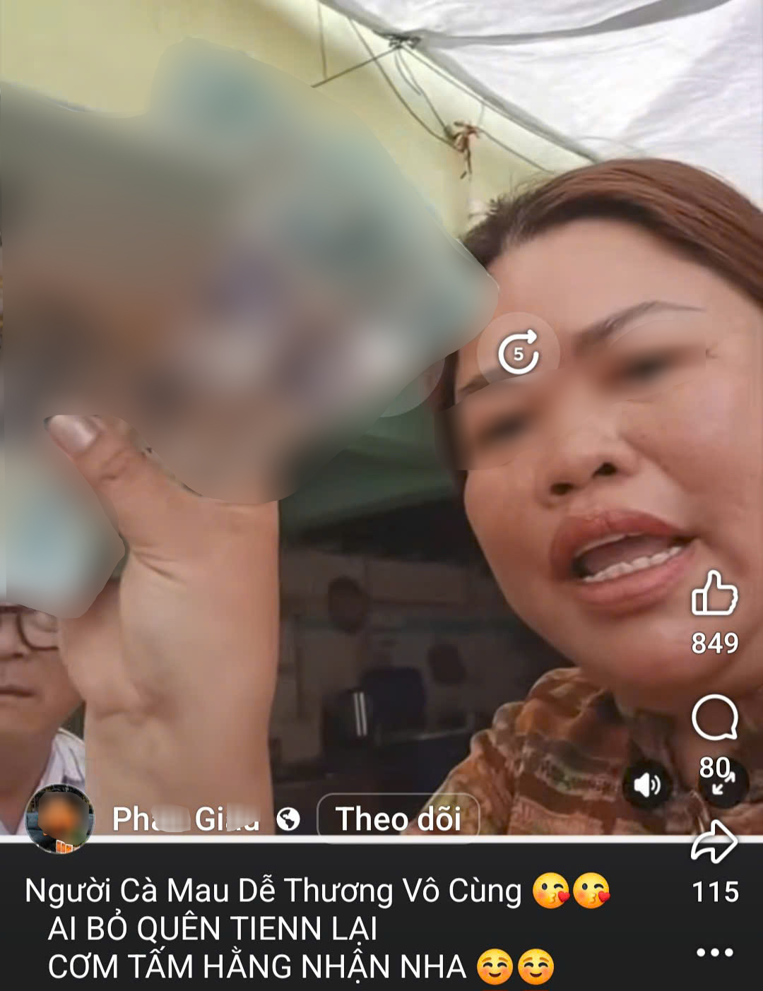 H&agrave;nh động đẹp của chủ qu&aacute;n cơm ở C&agrave; Mau g&acirc;y "b&atilde;o" mạng x&atilde; hội - Ảnh 1.