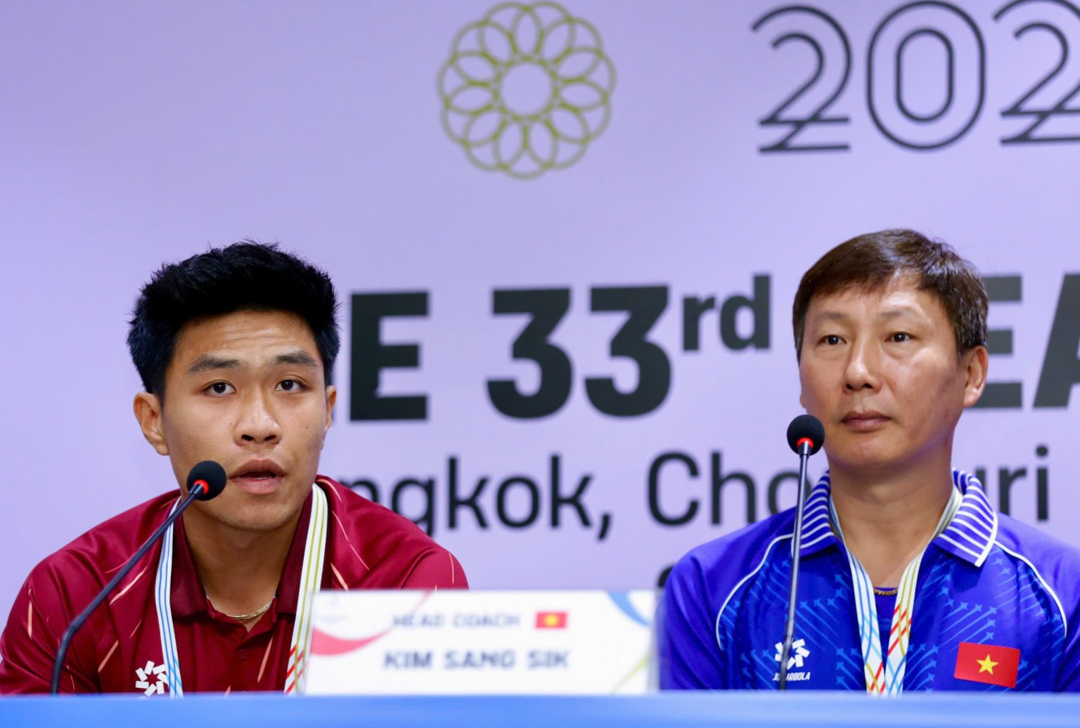 HLV Kim Sang-sik n&oacute;i g&igrave; trước trận chung kết với U22 Th&aacute;i Lan? - Ảnh 2.