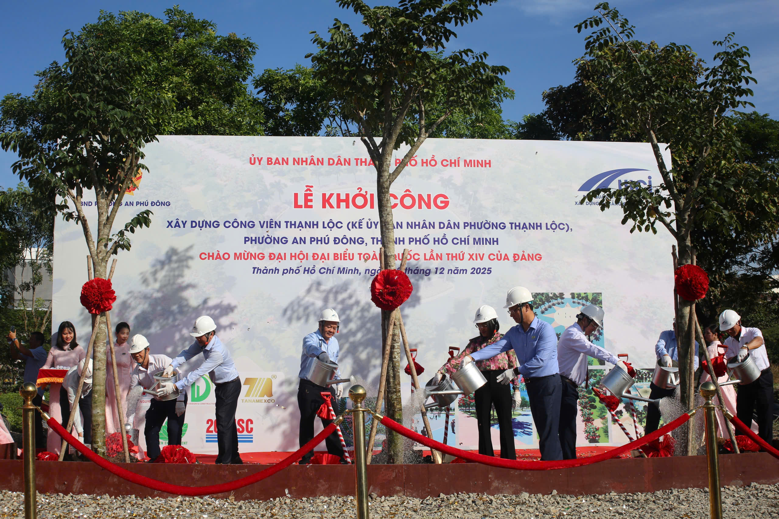 TPHCM khởi công công viên Thạnh Lộc gần 54 tỉ đồng - Ảnh 1.