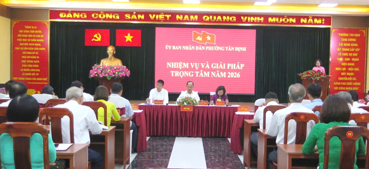 TPHCM: Phường Tân Định xây dựng mô hình "phường số" - Ảnh 1.