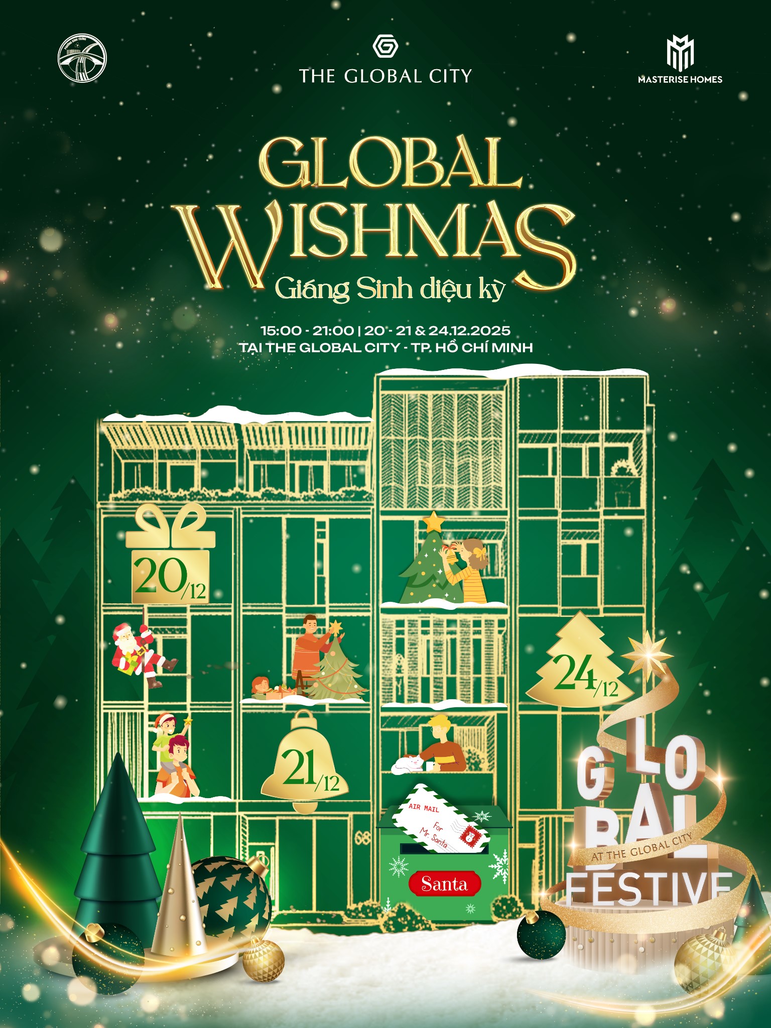 Global Festive - Thắp s&aacute;ng m&ugrave;a lễ hội tại The Global City - Ảnh 5.