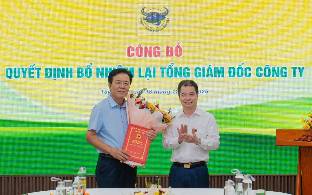 HĐQT Công ty CP phân bón Bình Điền bổ nhiệm lại Tổng Giám đốc Ngô Văn Đông