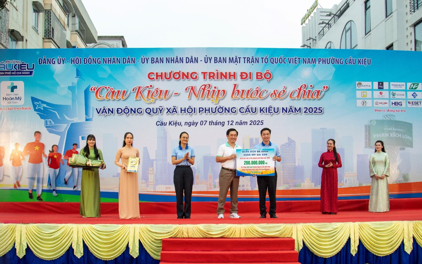 Bệnh viện Hoàn Mỹ Sài Gòn chung tay chăm sóc sức khỏe cho người dân phường Cầu Kiệu, TPHCM