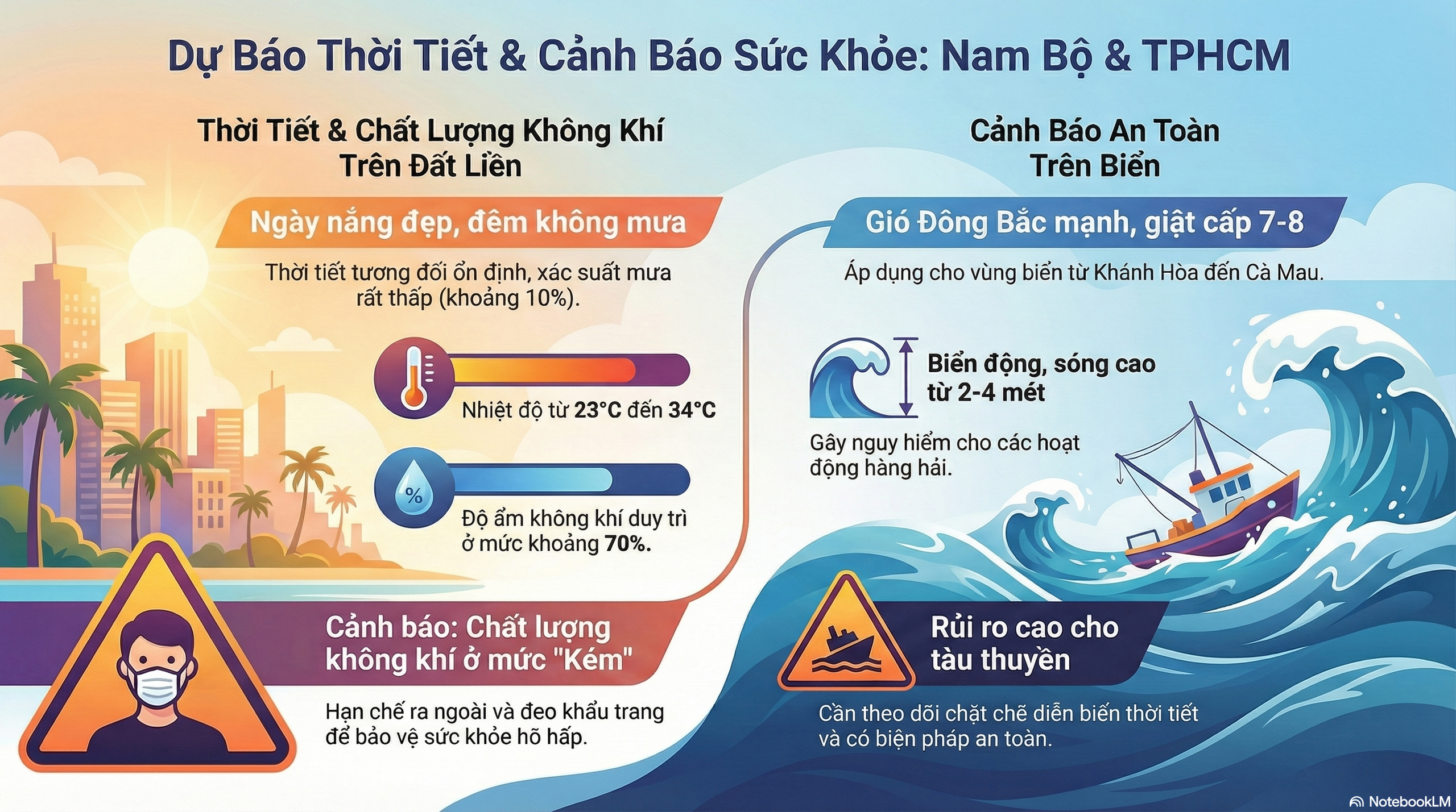 Dự b&aacute;o thời tiết h&ocirc;m nay, 19-12: TPHCM c&oacute; chất lượng kh&ocirc;ng kh&iacute; k&eacute;m - Ảnh 2.