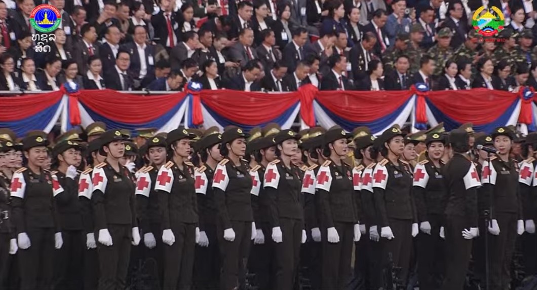 Diễu binh hoành tráng kỷ niệm 50 năm Quốc khánh Lào - Ảnh 10.