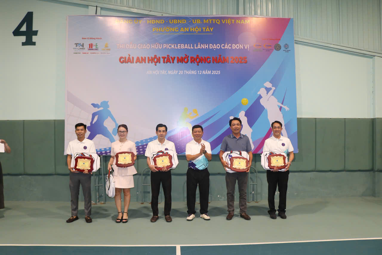 Giải Pickleball phường An Hội Tây mở rộng năm 2025 - Ảnh 2.