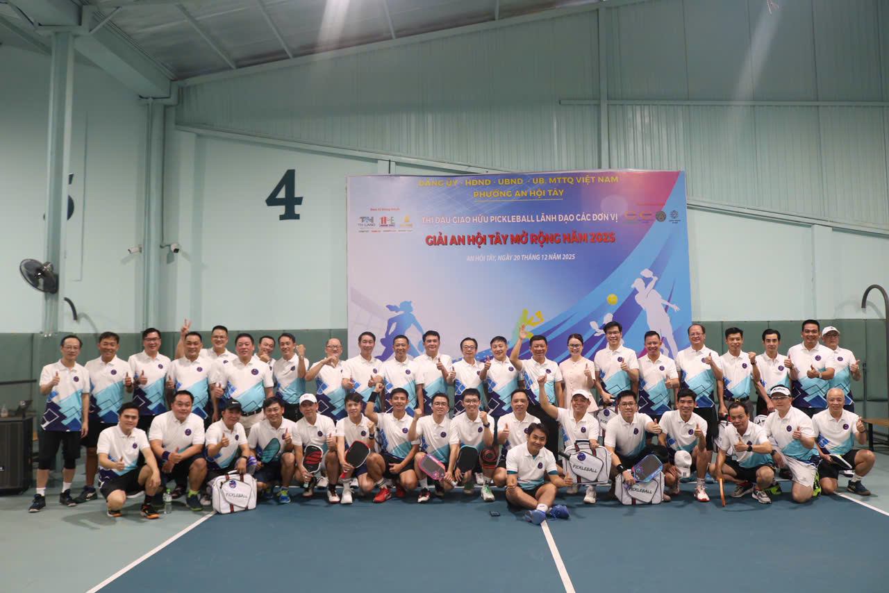 Giải Pickleball phường An Hội Tây mở rộng năm 2025 - Ảnh 1.