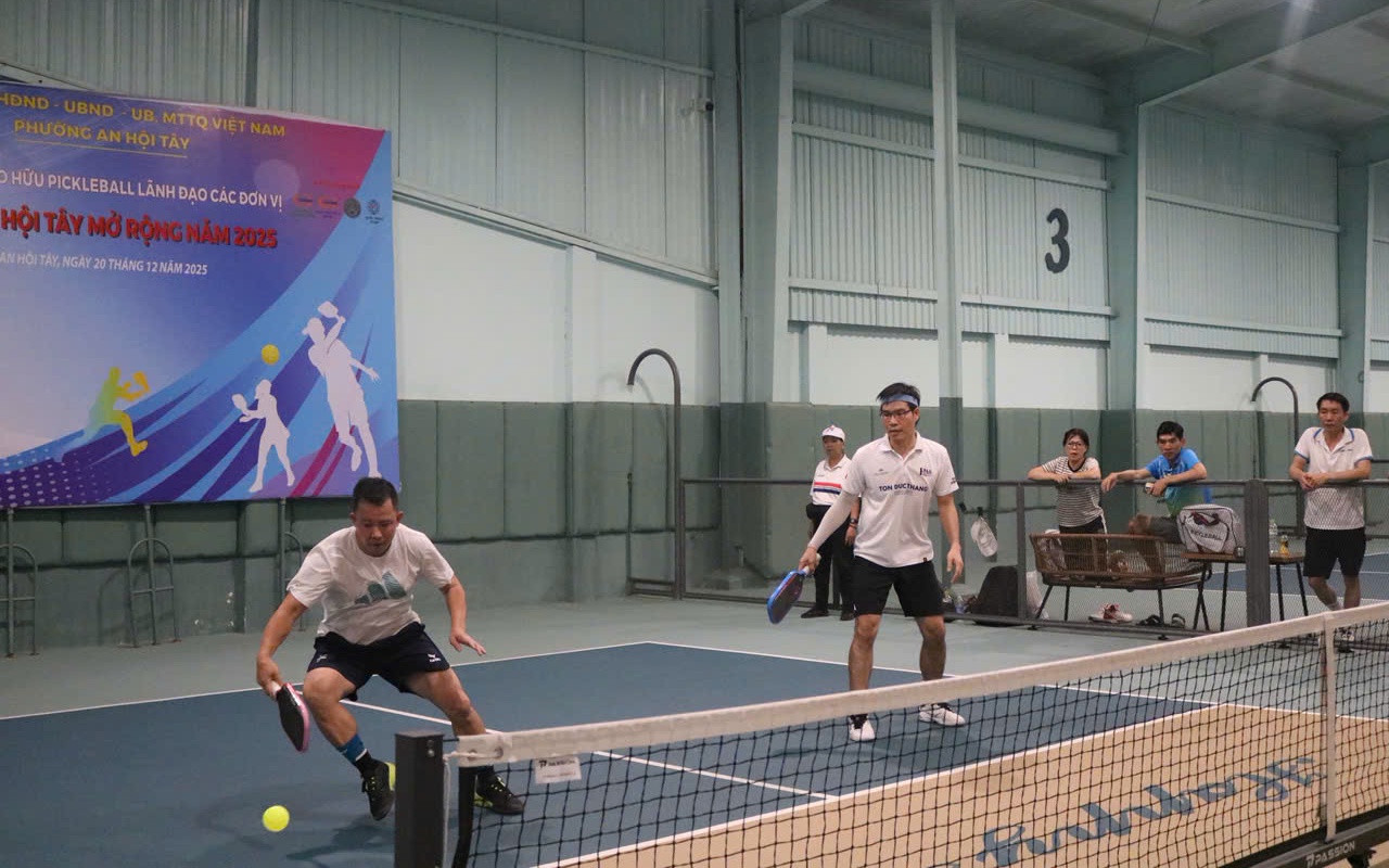 Tưng bừng Giải Pickleball phường An Hội Tây mở rộng năm 2025