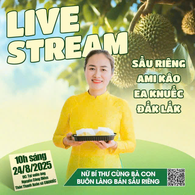 Livestream bán sầu riêng Đắk Lắk: Kết nối nông dân và thị trường toàn cầu - Ảnh 3.