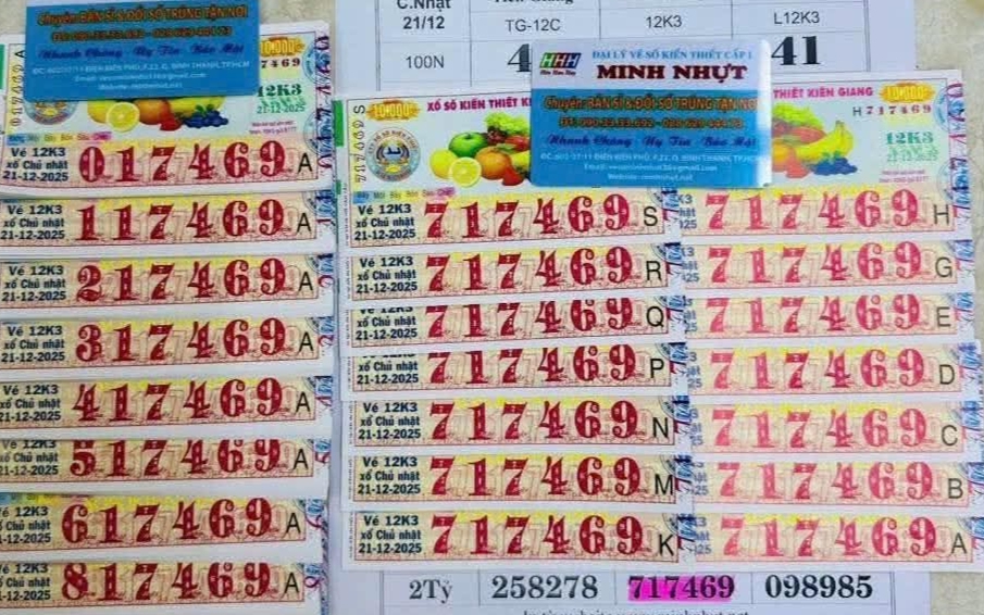 Xổ số miền Nam: Chiều 22-12, TPHCM và Tây Ninh tiếp tục có người trúng độc đắc