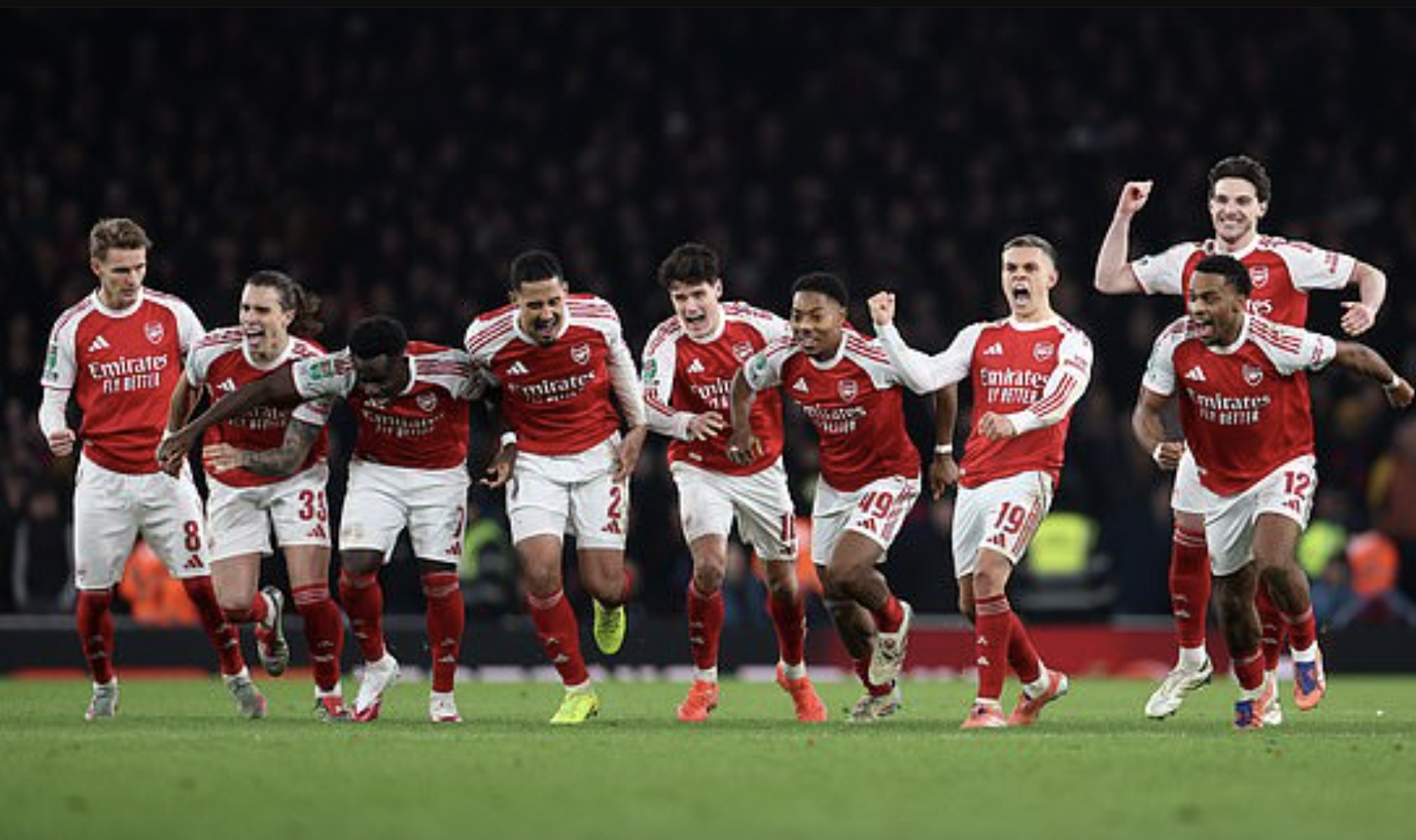 Rượt đuổi tỉ số nghẹt thở Crystal Palace, Arsenal chật vật đoạt v&eacute; b&aacute;n kết League Cup - Ảnh 7.