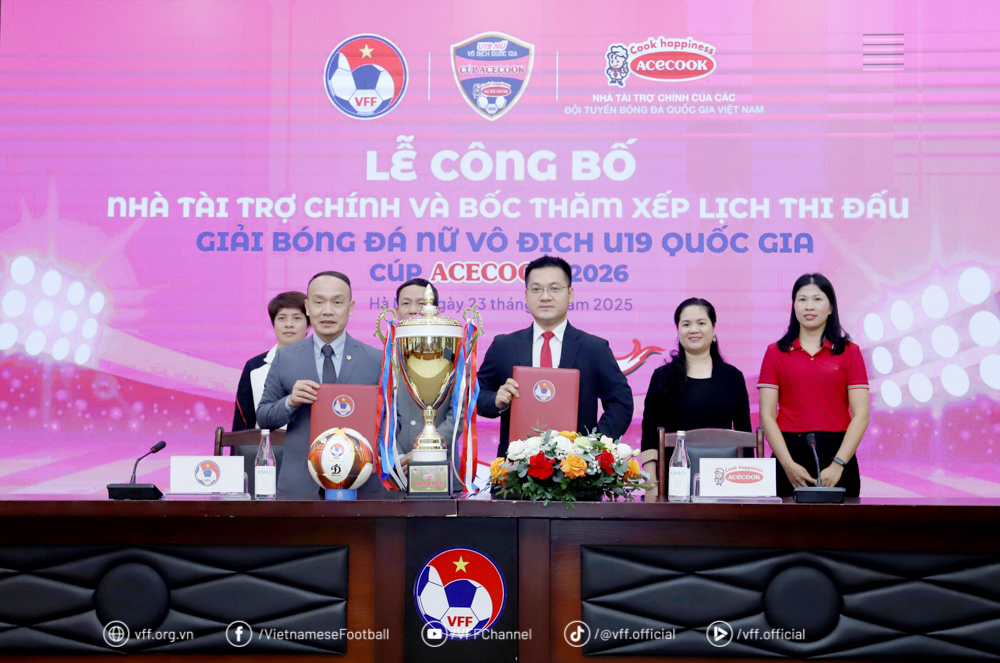 Giải bóng đá Nữ Vô địch U19 quốc gia - Cúp ACECOOK 2026 diễn ra từ 7-1 đến 7-2-2026 - Ảnh 1.