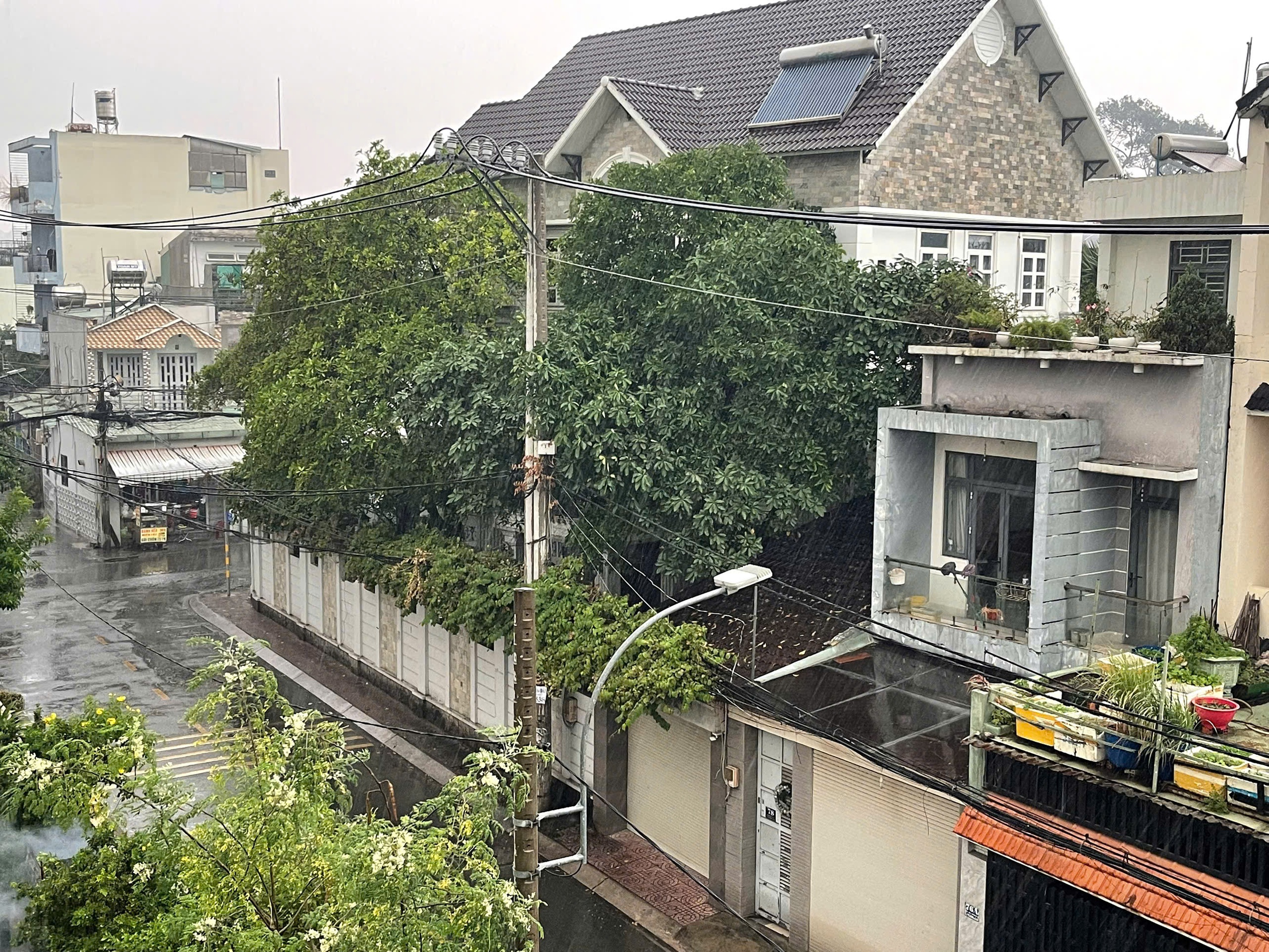 Chiều nay, mưa trái mùa trút xuống TPHCM, nguyên nhân do đâu? - Ảnh 2.