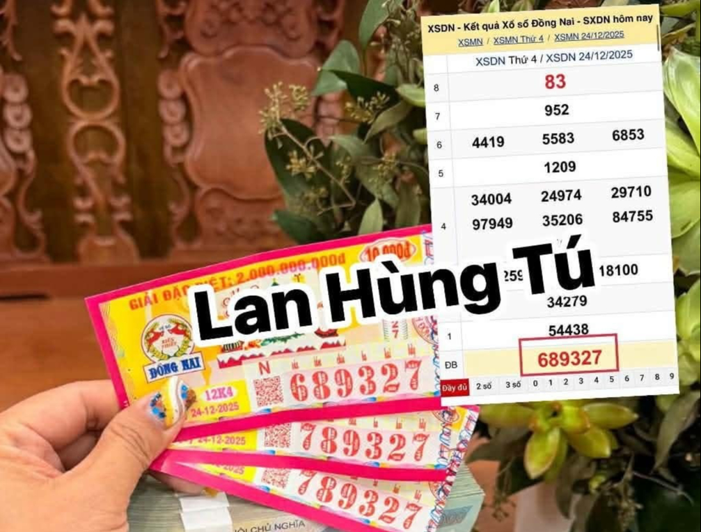 Xổ số miền Nam ng&agrave;y 24 - 12: Người tr&uacute;ng độc đắc ở T&acirc;y Ninh v&agrave; C&agrave; Mau - Ảnh 1.