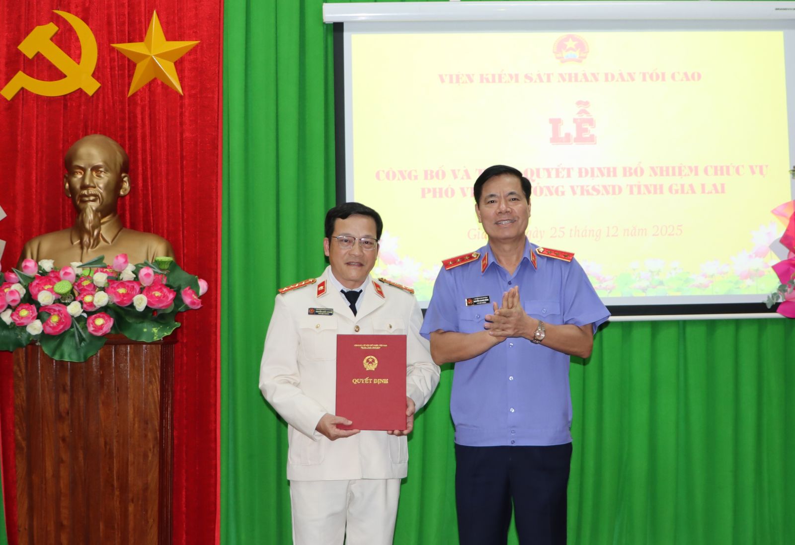 &Ocirc;ng Nguyễn Quốc Doanh được bổ nhiệm giữ chức Ph&oacute; Viện trưởng VKSND tỉnh Gia Lai - Ảnh 1.