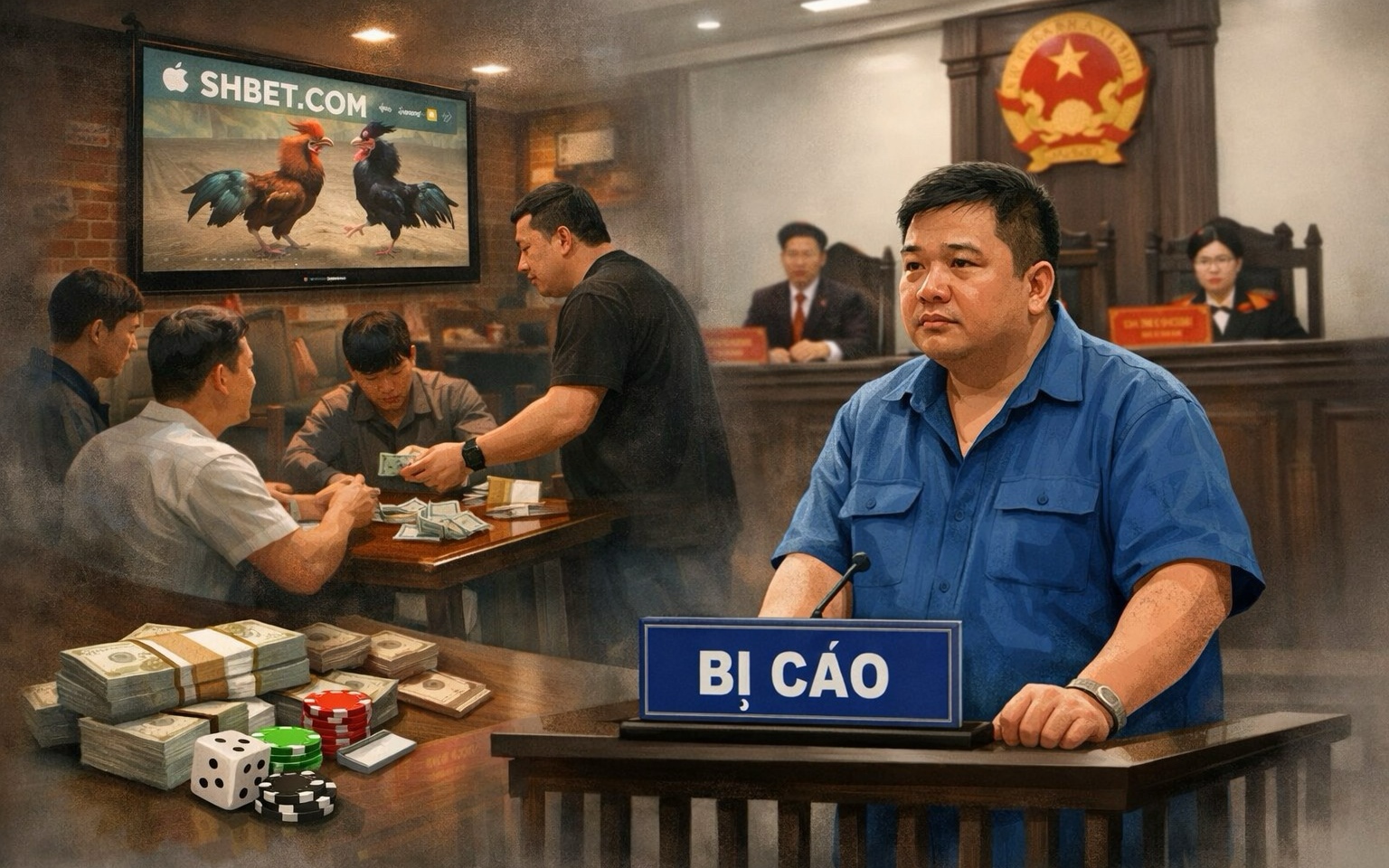 Mở quán cà phê, tổ chức đánh bạc rồi... vào tù