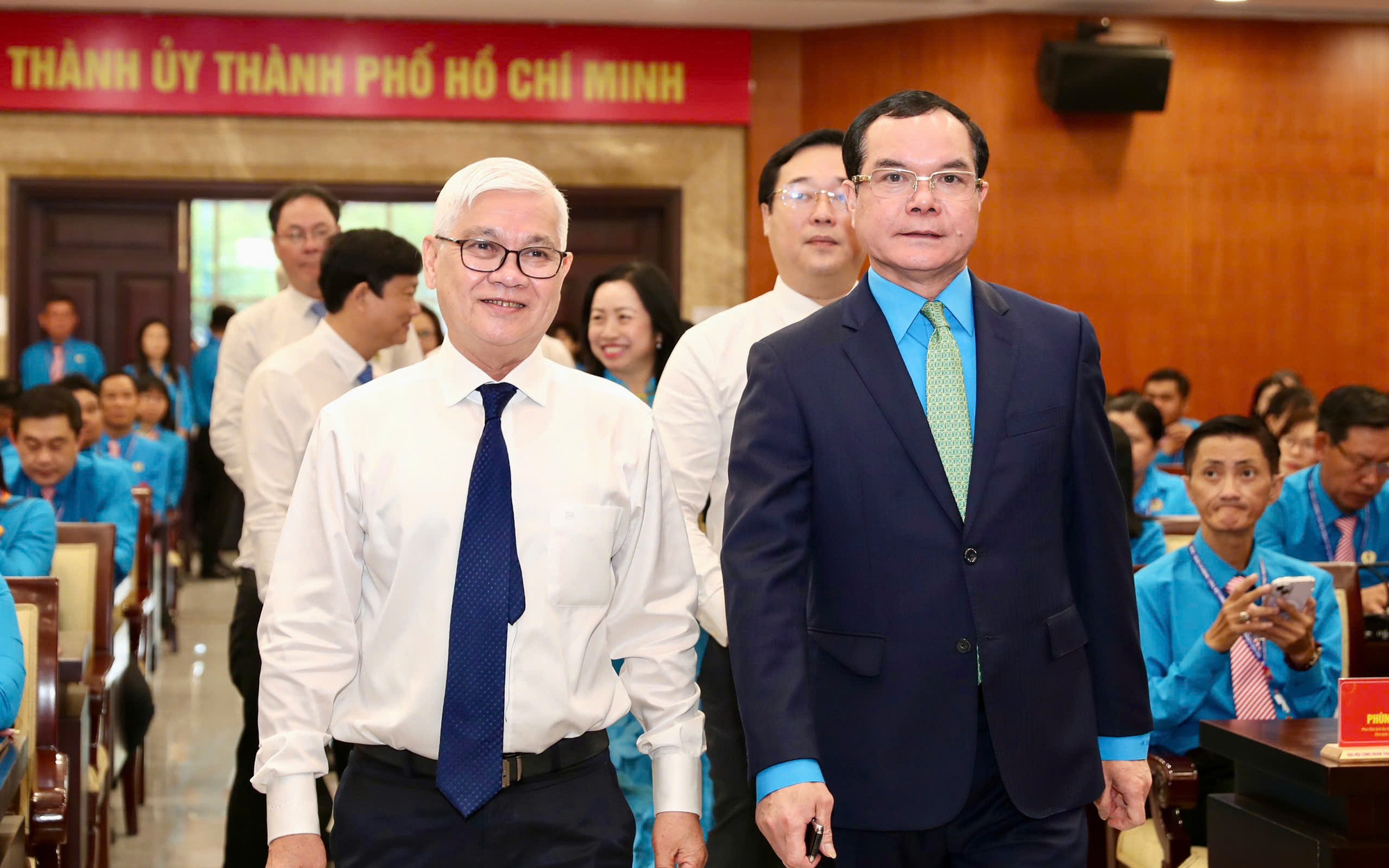 Nhiều lãnh đạo trung ương và TPHCM đến dự Đại hội Công đoàn TPHCM