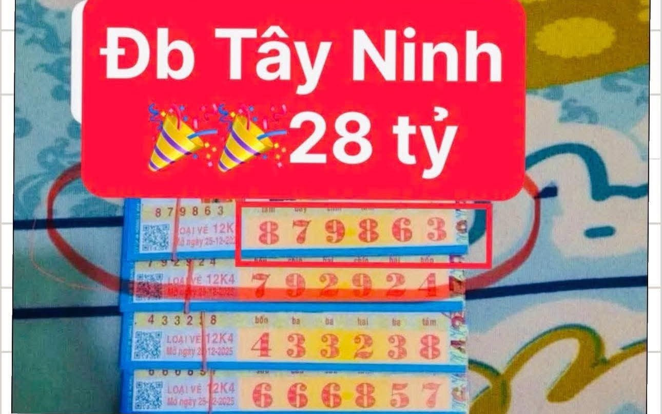Xổ số miền Nam: Ngỡ ngàng độc đắc của 2 đài lại ghé Tây Ninh