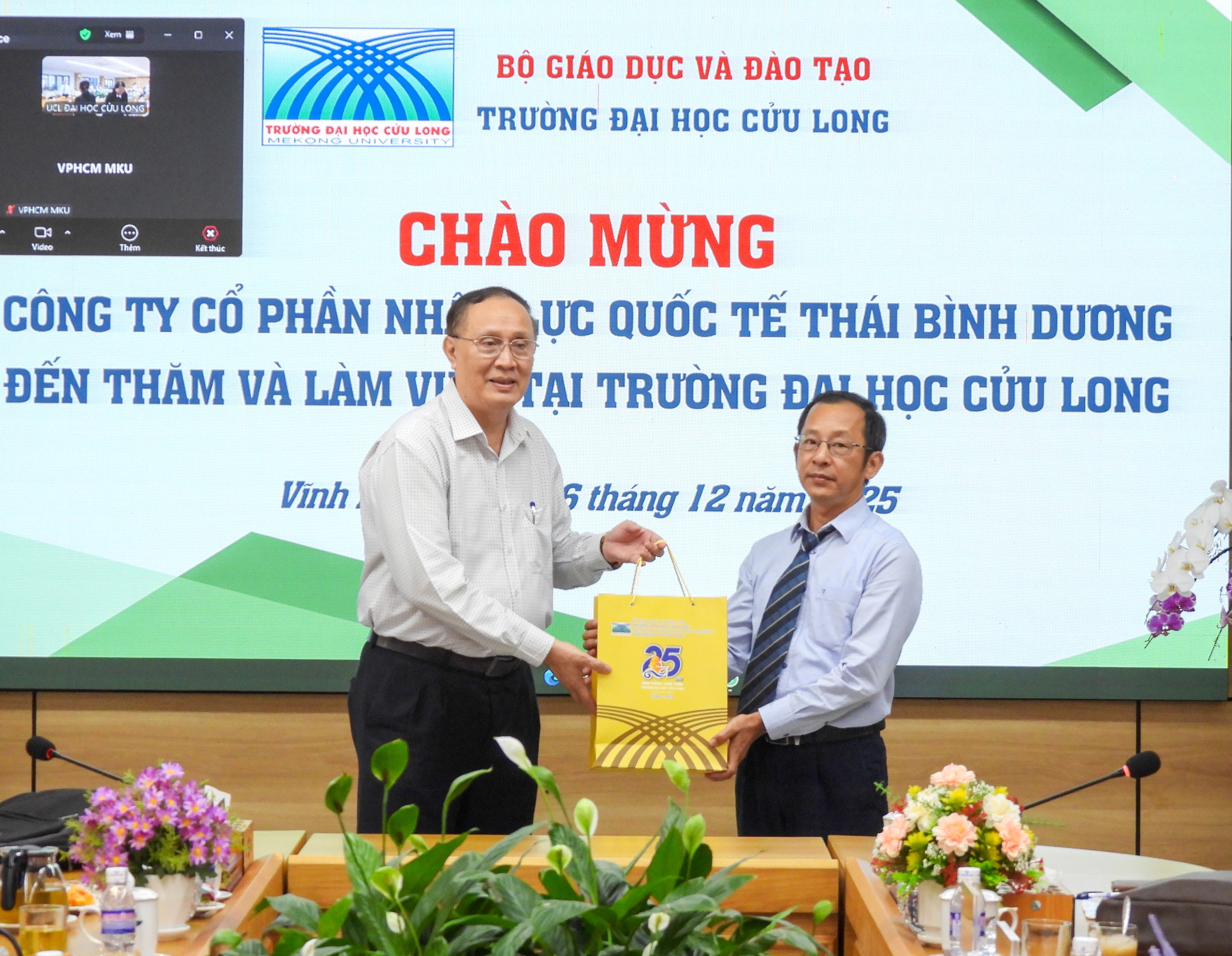 Trường Đại học Cửu Long làm việc với Công ty Cổ phần Nhân lực Quốc tế Thái Bình Dương - Ảnh 3.