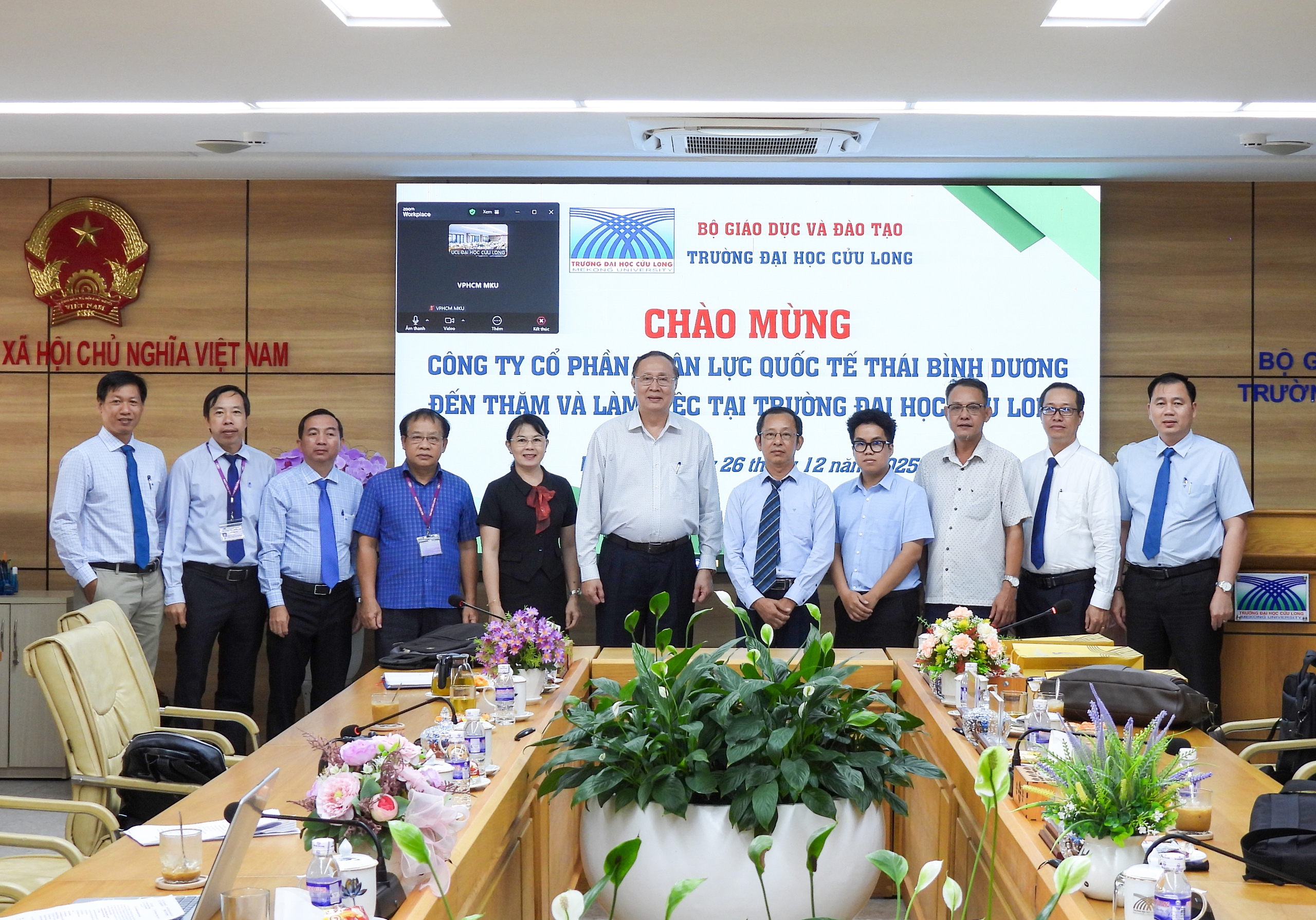 Trường Đại học Cửu Long làm việc với Công ty Cổ phần Nhân lực Quốc tế Thái Bình Dương - Ảnh 5.