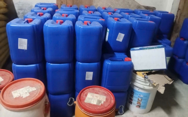 Phát hiện hơn 11.000 kg hóa chất không rõ nguồn gốc ở Cà Mau