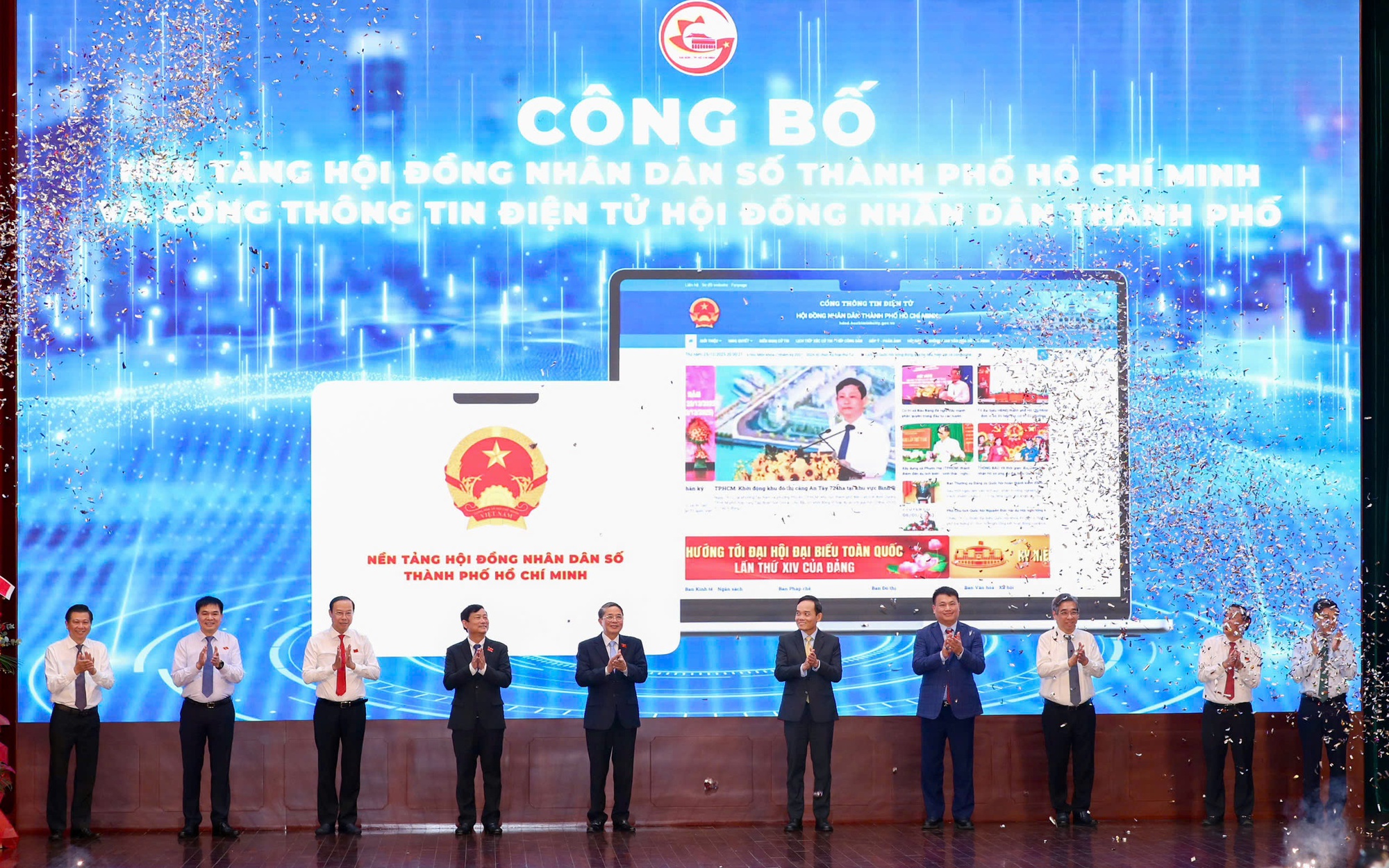 Đưa vào vận hành nền tảng "HĐND số" và Cổng thông tin điện tử HĐND TPHCM