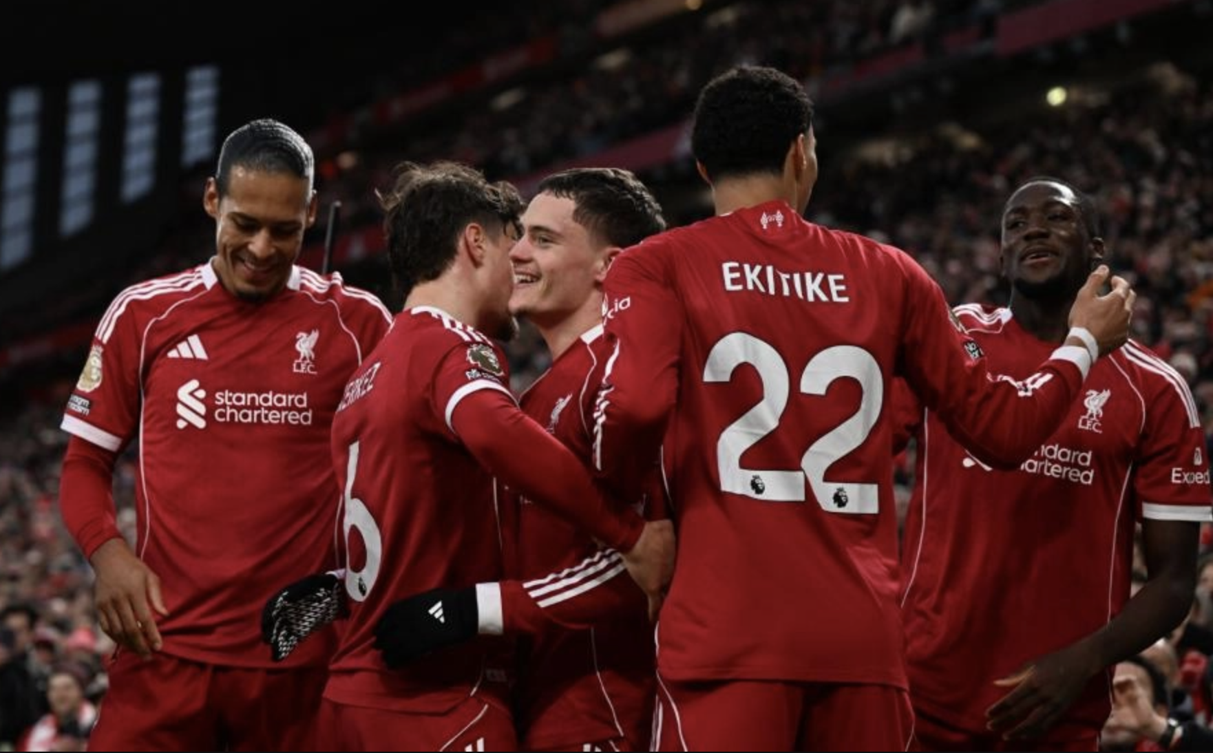 Florian Wirtz ghi b&agrave;n đầu ti&ecirc;n, Liverpool thắng ng&agrave;y cuối năm tại Anfield - Ảnh 6.