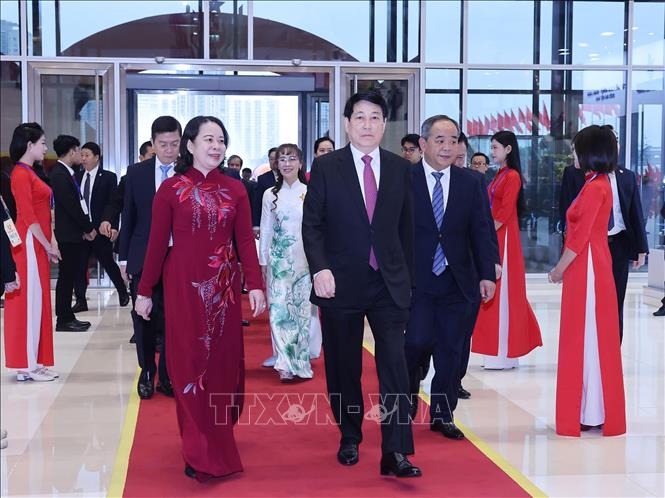 Tổng B&iacute; thư T&ocirc; L&acirc;m dự Đại hội Thi đua y&ecirc;u nước to&agrave;n quốc lần thứ XI - Ảnh 5.