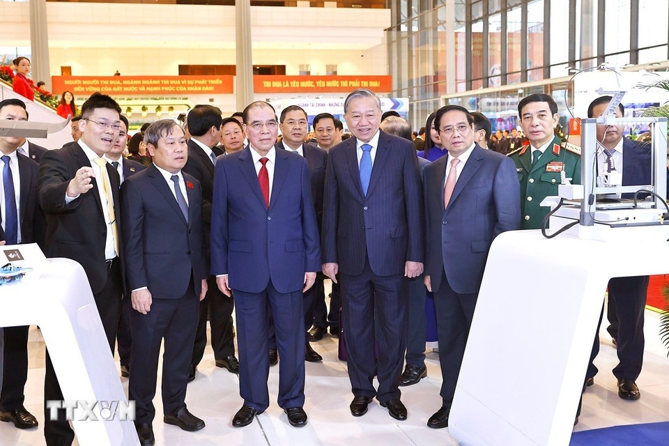 Tổng B&iacute; thư T&ocirc; L&acirc;m dự Đại hội Thi đua y&ecirc;u nước to&agrave;n quốc lần thứ XI - Ảnh 4.