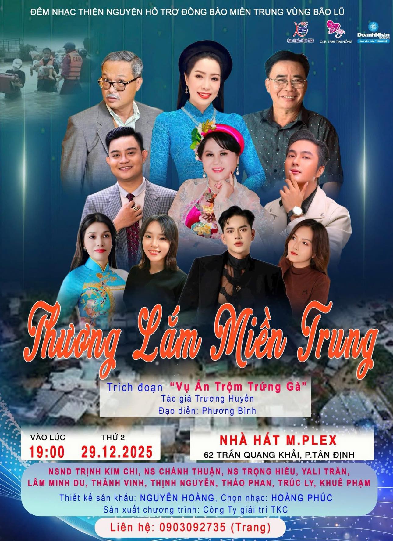 NSND Trịnh Kim Chi tái diễn "Vụ án trộm trứng gà" mang quà tù thiện cho người nghèo ở miền Trung - Ảnh 2.