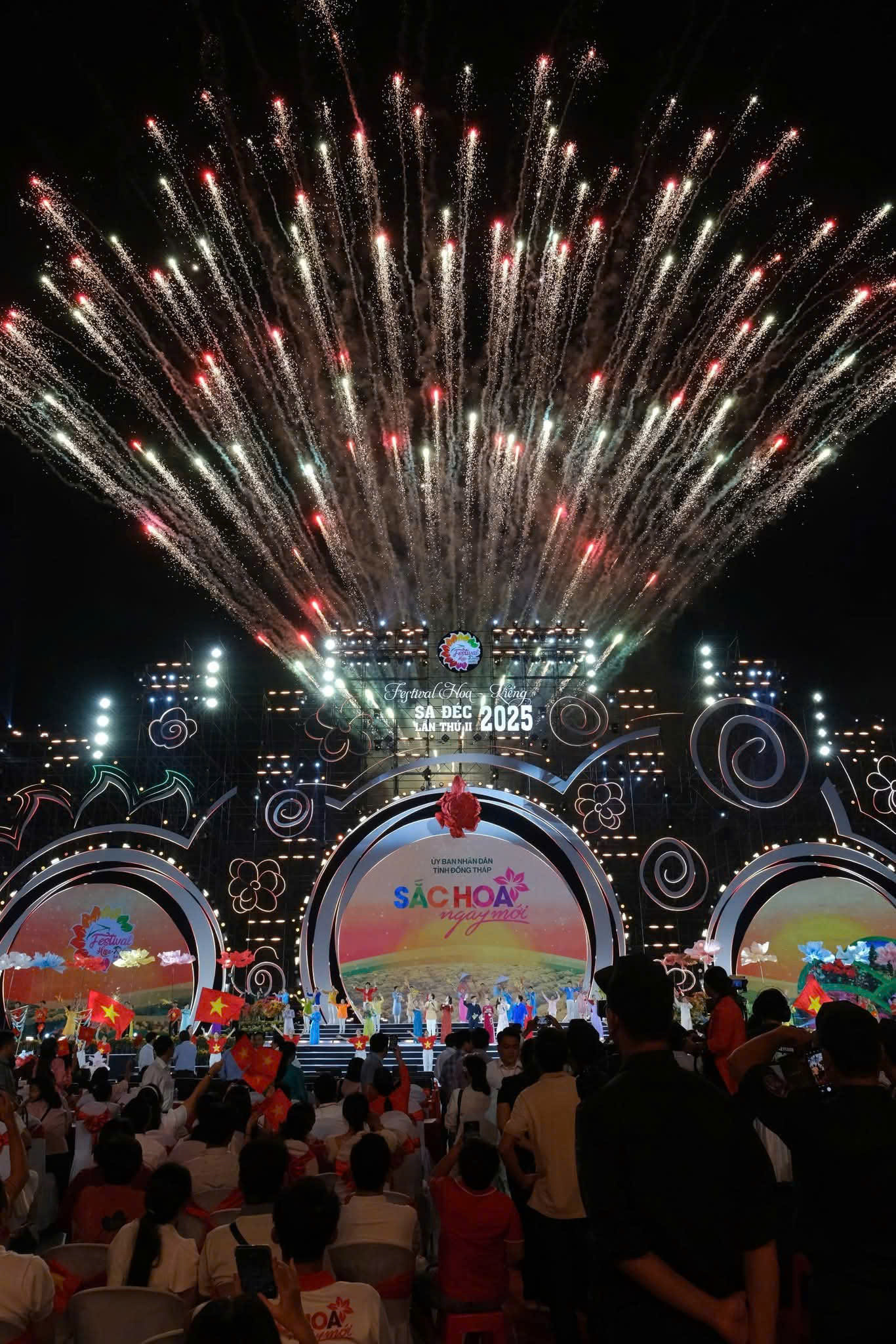 Kỷ lục Bản đồ Việt Nam từ 1 . 000 Giống hoa kiểng tại Festival Sa Đéc lần 2 - Ảnh 1.
