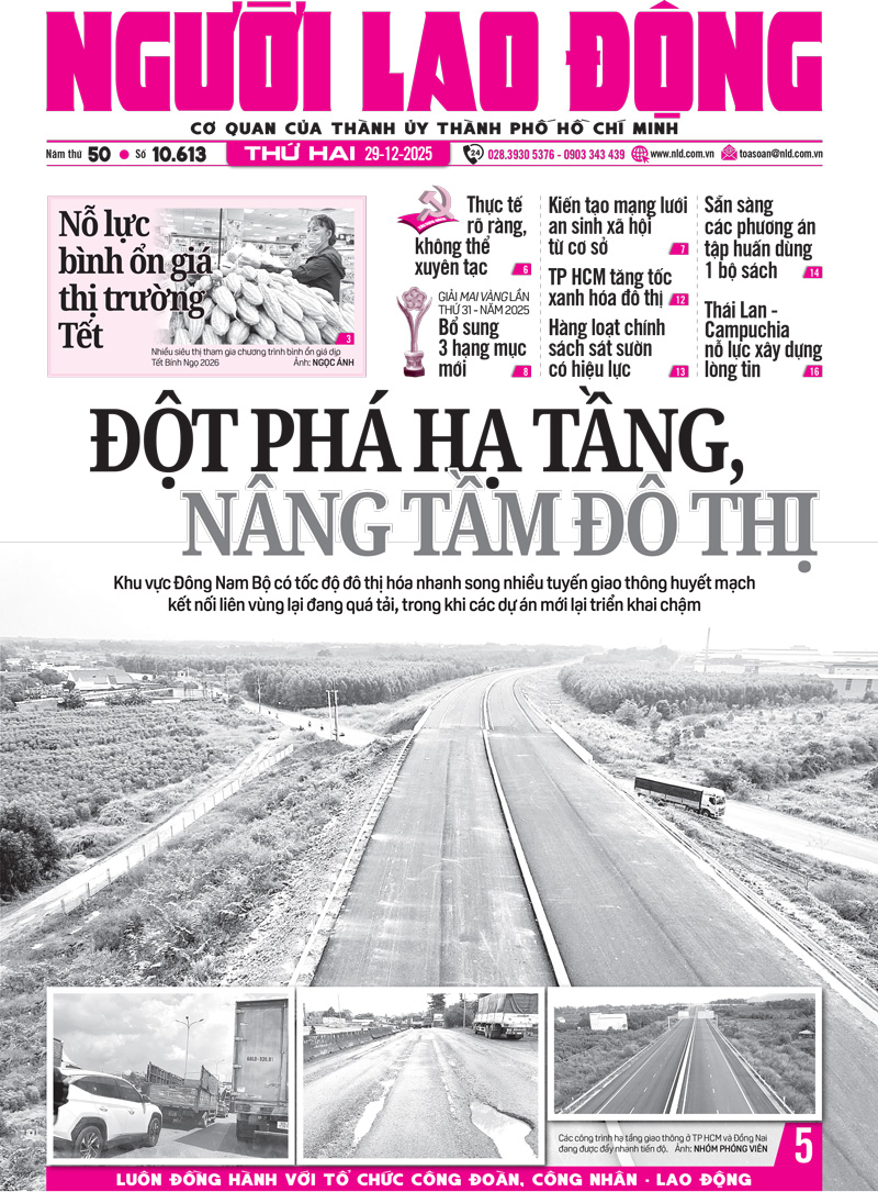 B&aacute;o in Người Lao Động 29-12: Nỗ lực b&igrave;nh ổn gi&aacute; thị trường Tết - Ảnh 1.