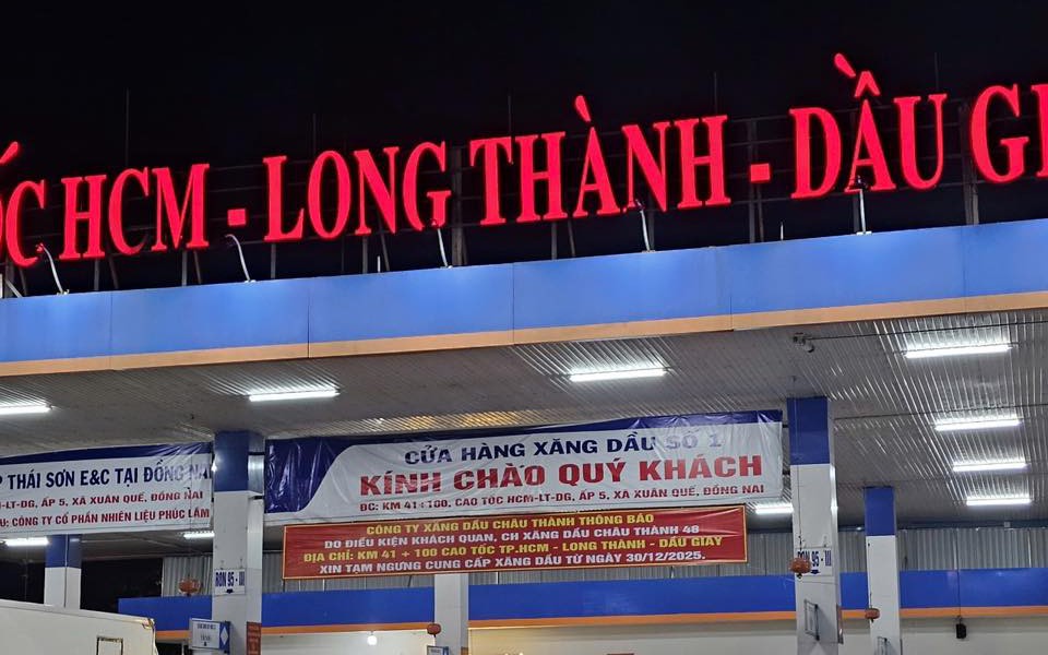 Vụ ngưng cung cấp xăng dầu trên cao tốc TPHCM-Long Thành-Dầu Giây: Sở Công Thương Đồng Nai lên tiếng