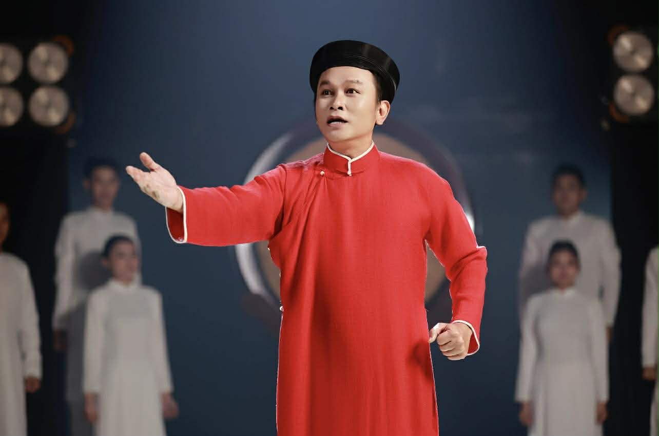Ca sĩ Minh Sang phối hợp với NSND Hữu Quốc t&ocirc;n vinh h&agrave;o kh&iacute; chiến sĩ qu&acirc;n đội Nh&acirc;n d&acirc;n Việt Nam - Ảnh 2.