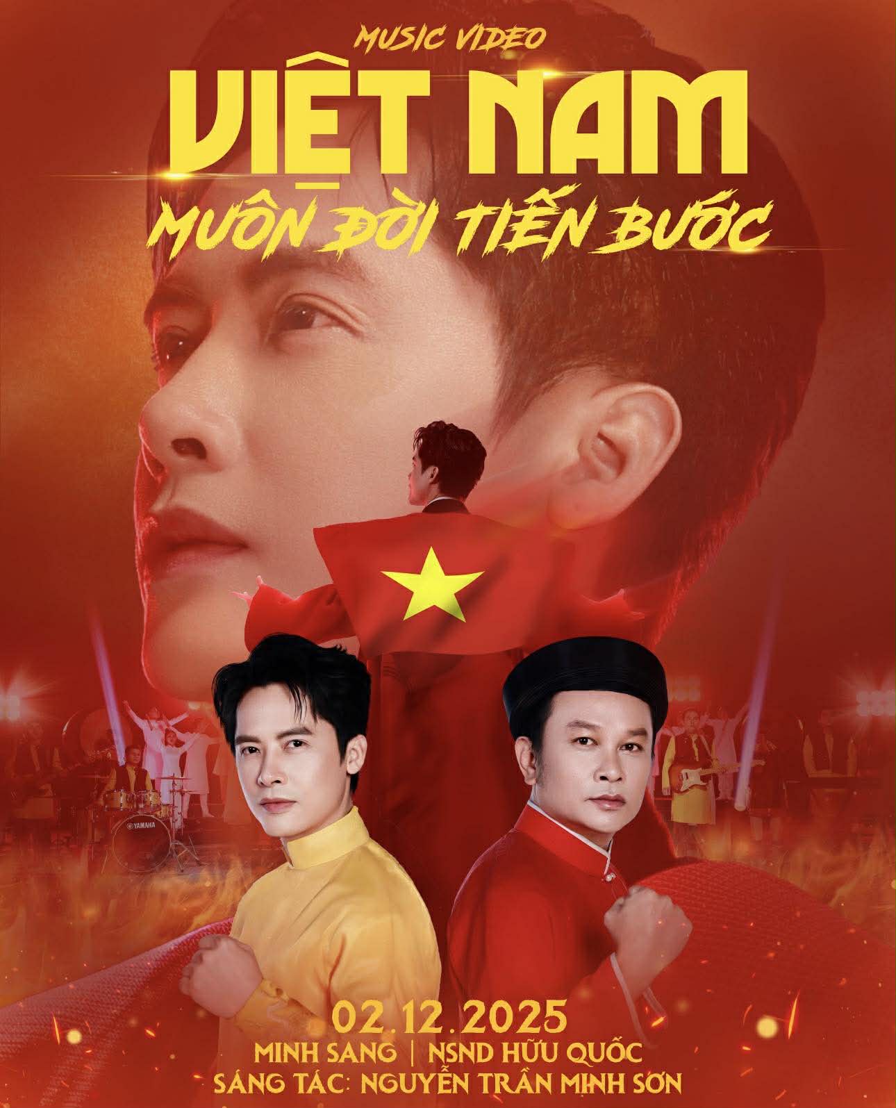 Ca sĩ Minh Sang phối hợp với NSND Hữu Quốc t&ocirc;n vinh h&agrave;o kh&iacute; chiến sĩ qu&acirc;n đội Nh&acirc;n d&acirc;n Việt Nam - Ảnh 3.