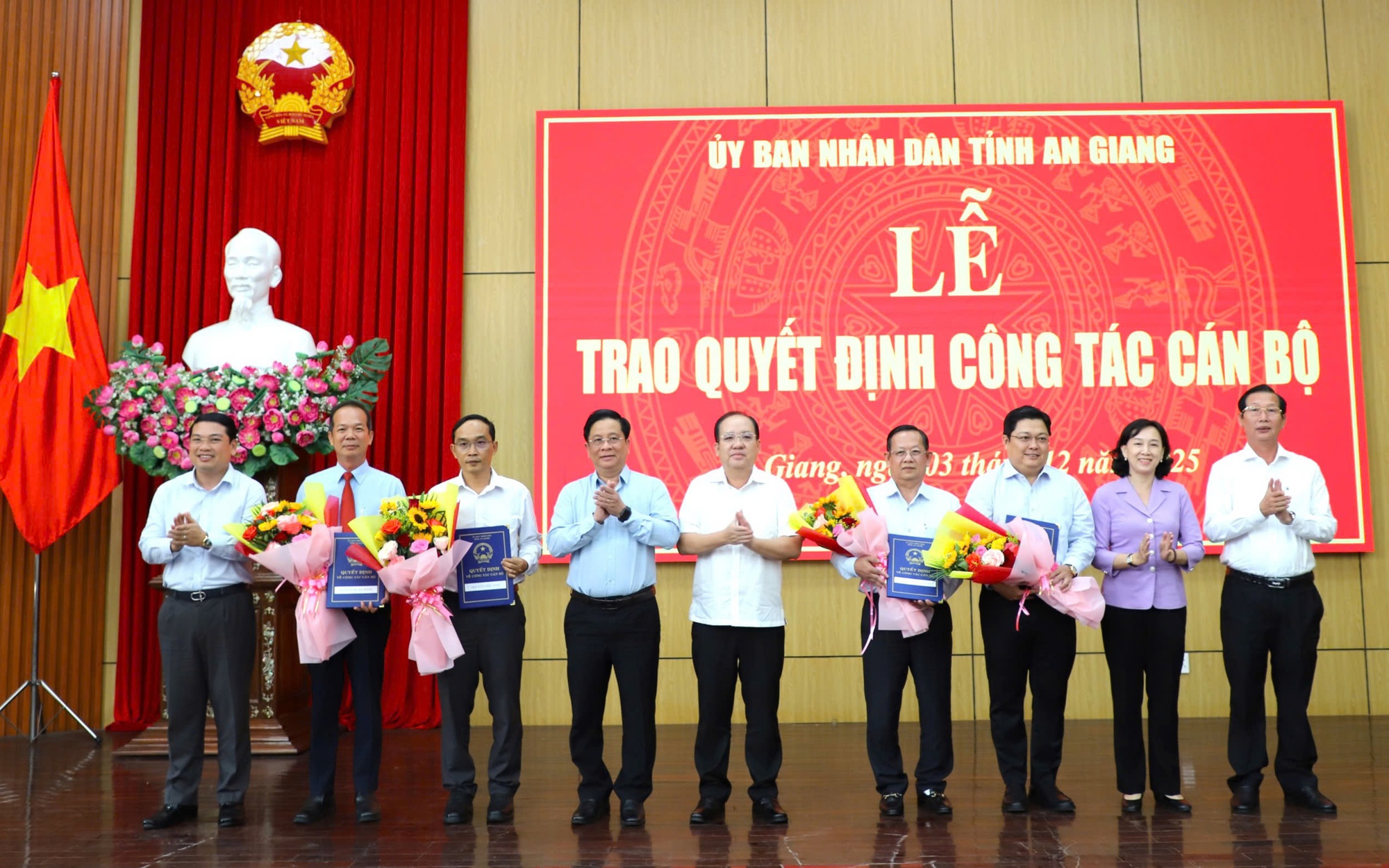 An Giang điều động, bổ nhiệm nhiều cán bộ